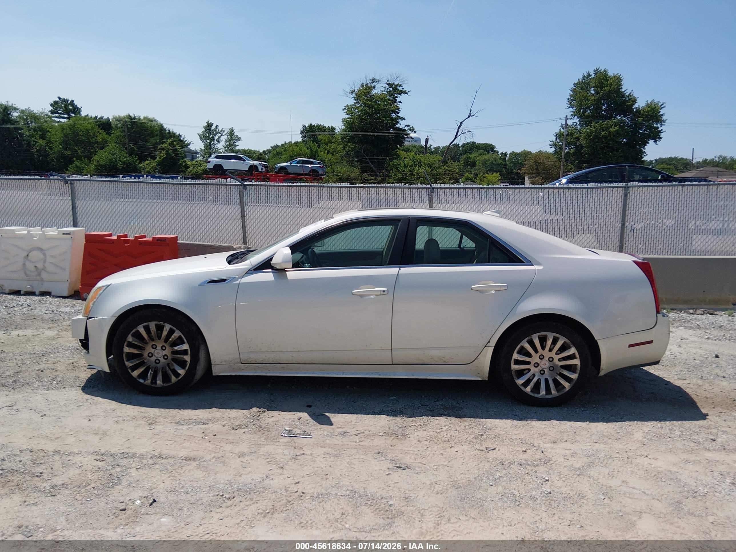 2012 Cadillac Cts Premium White vin: 1G6DP5E31C0149666