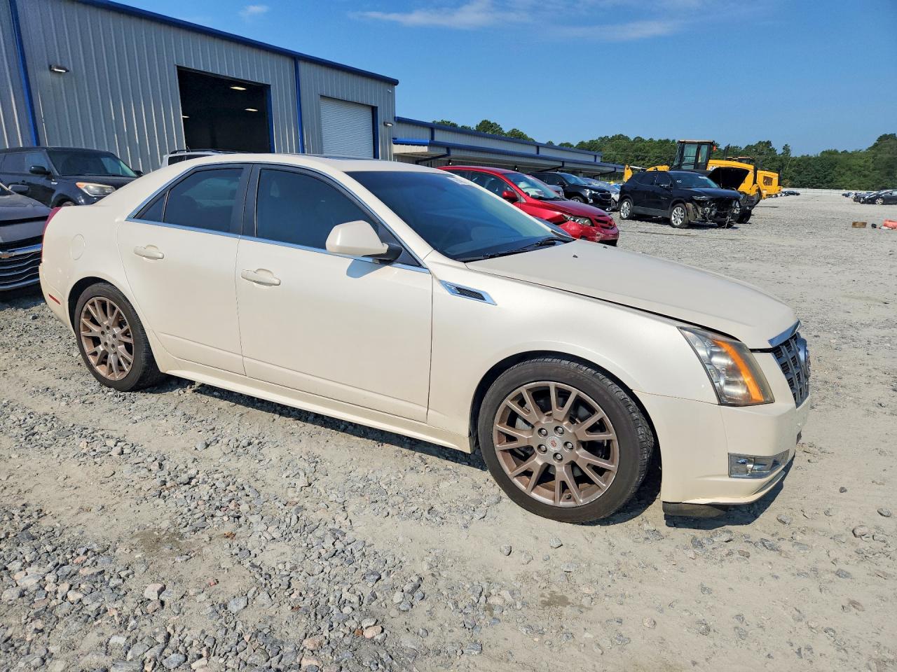 2012 Cadillac Cts Premium Collection Beige vin: 1G6DP5E31C0151465