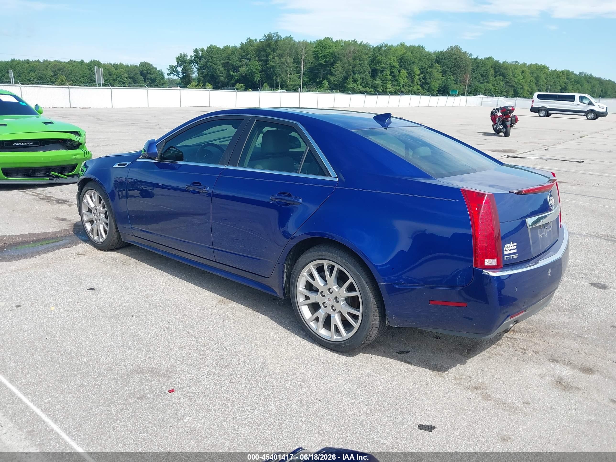 2012 Cadillac Cts   Blue vin: 1G6DP5E32C0115008