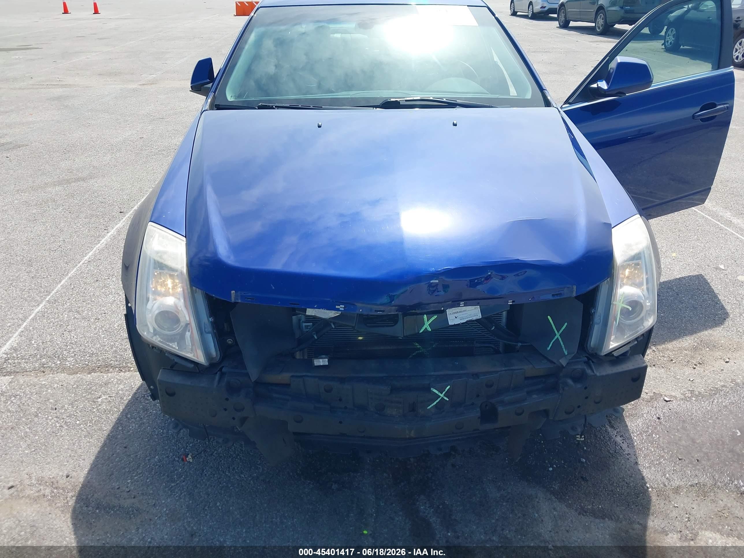 2012 Cadillac Cts   Blue vin: 1G6DP5E32C0115008