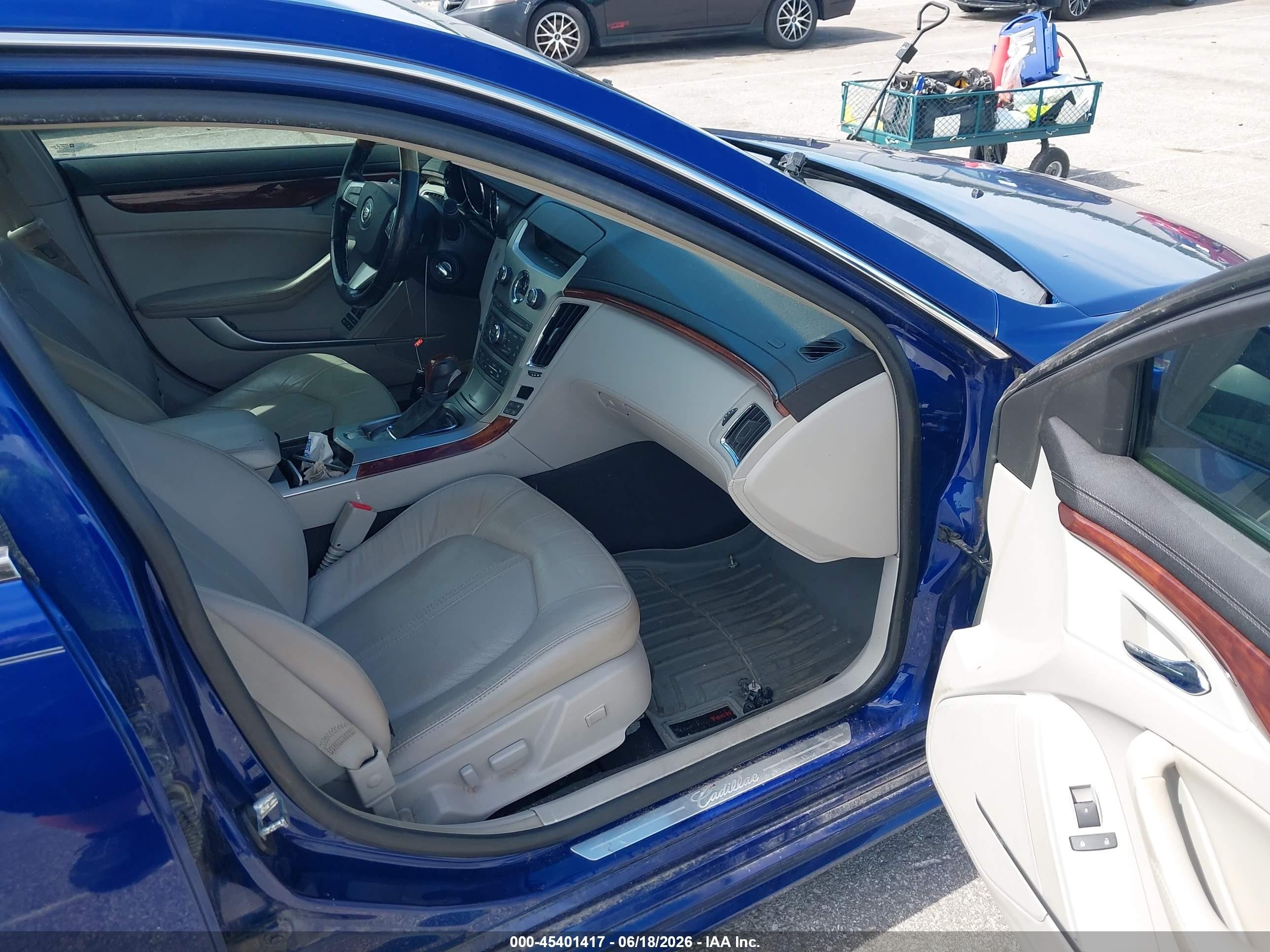 2012 Cadillac Cts   Blue vin: 1G6DP5E32C0115008