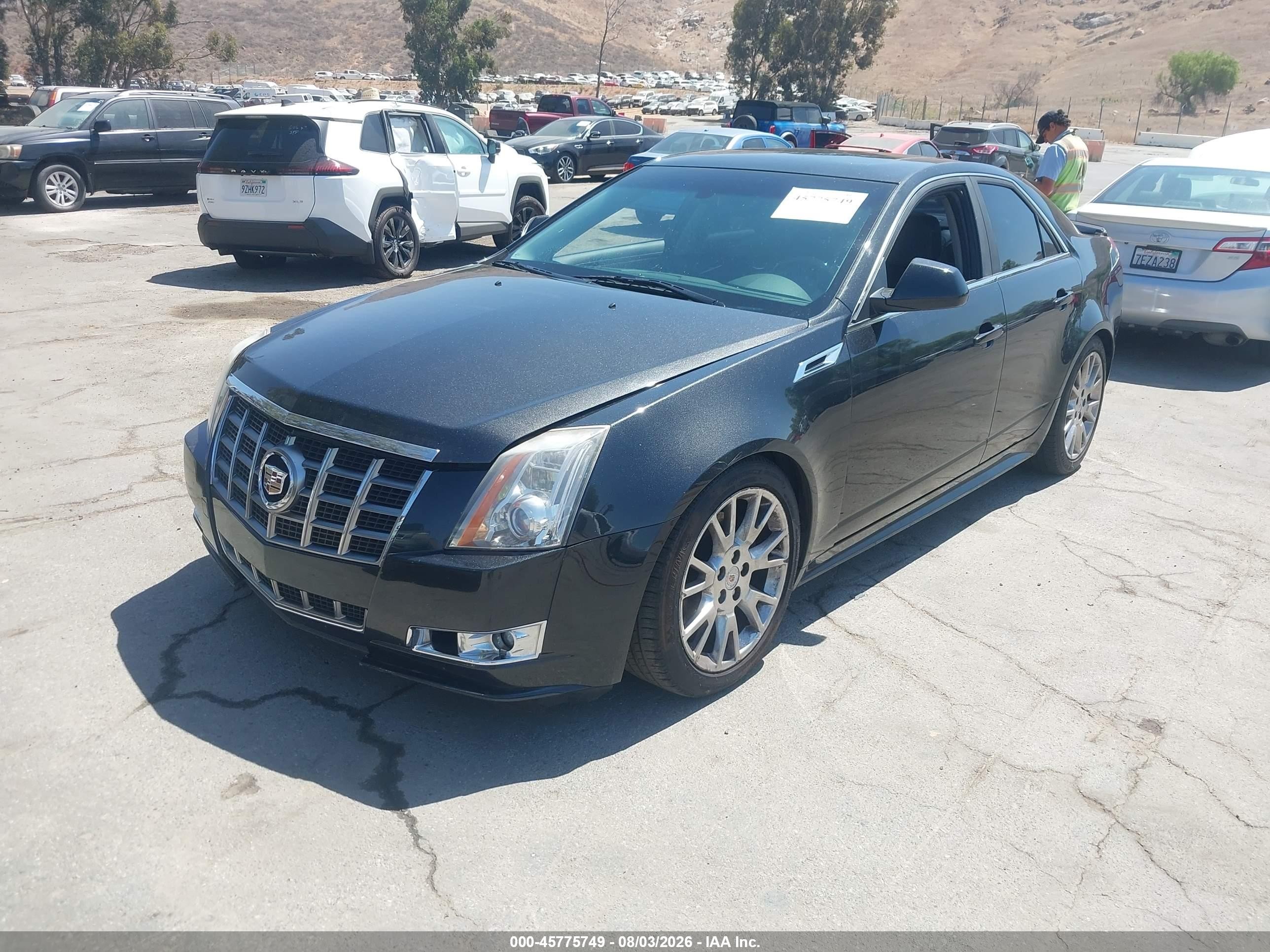 2012 Cadillac Cts Premium Black vin: 1G6DP5E33C0114840