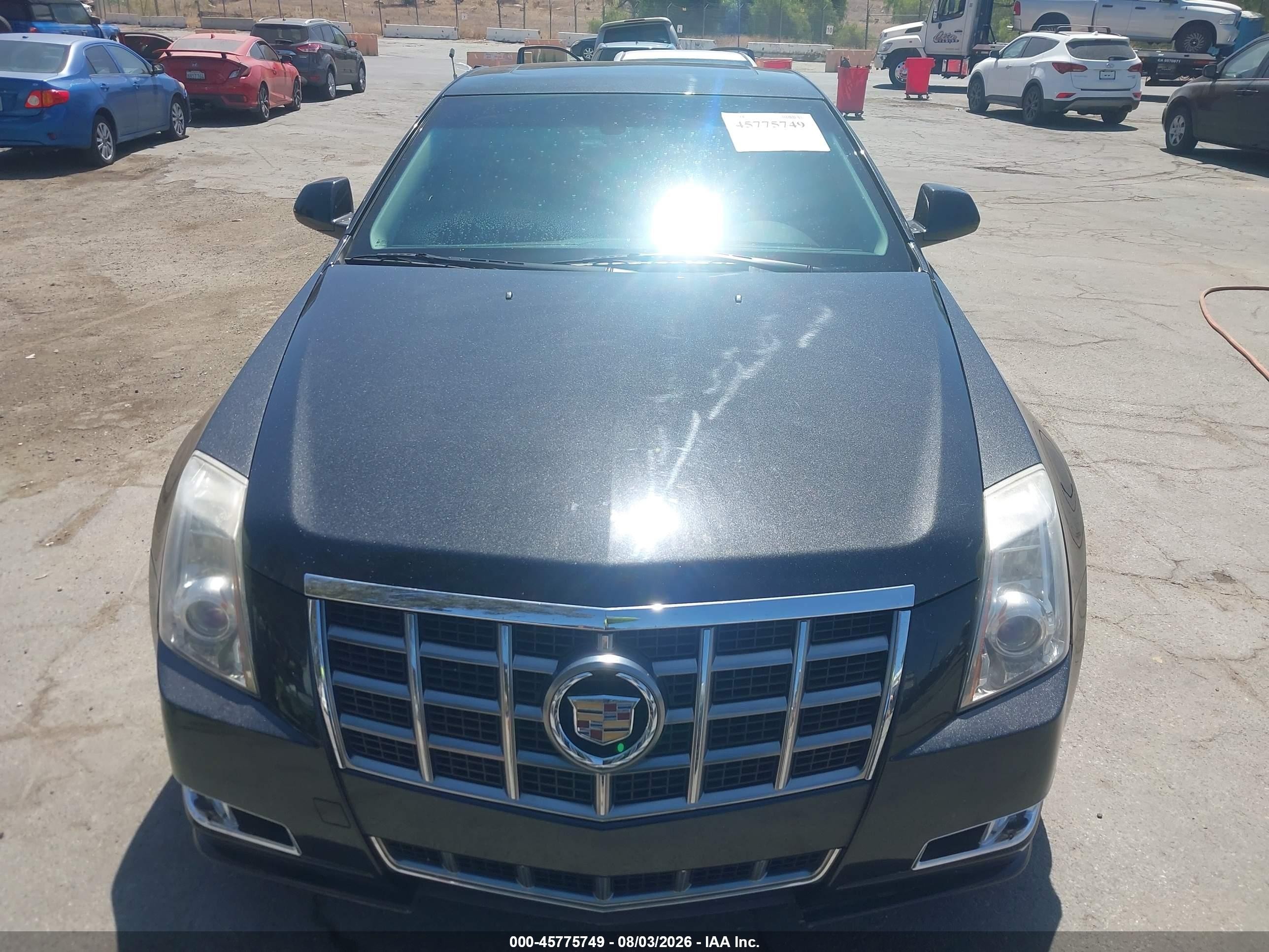 2012 Cadillac Cts Premium Black vin: 1G6DP5E33C0114840