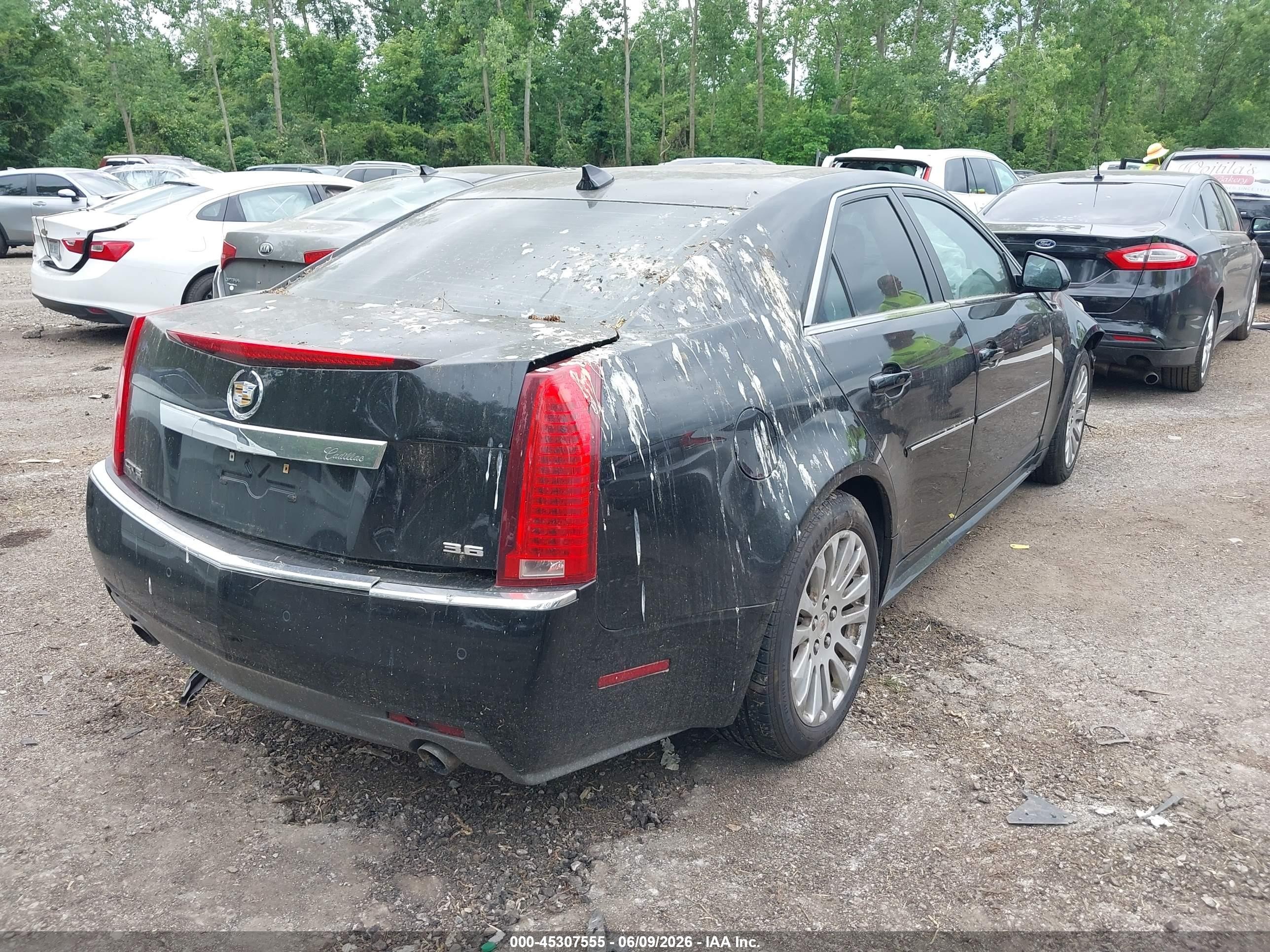 2012 Cadillac Cts Premium Black vin: 1G6DP5E35C0106643