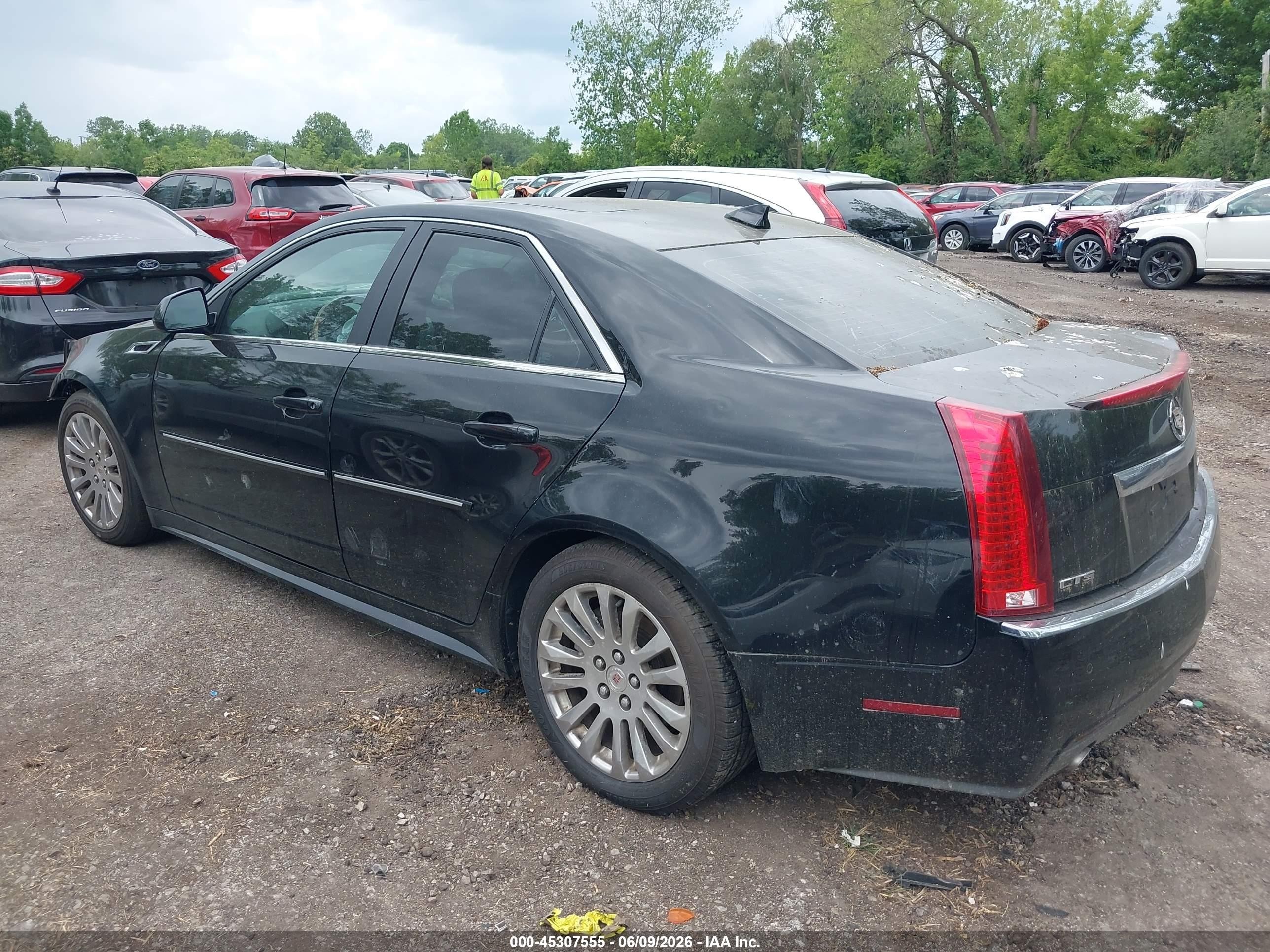 2012 Cadillac Cts Premium Black vin: 1G6DP5E35C0106643