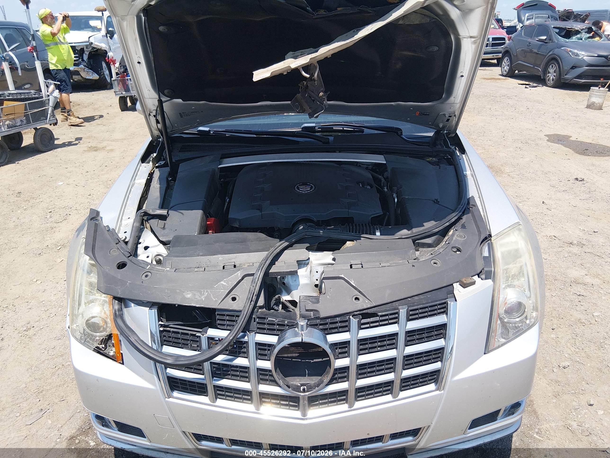 2013 Cadillac Cts Premium Серебряный vin: 1G6DP5E37D0119962