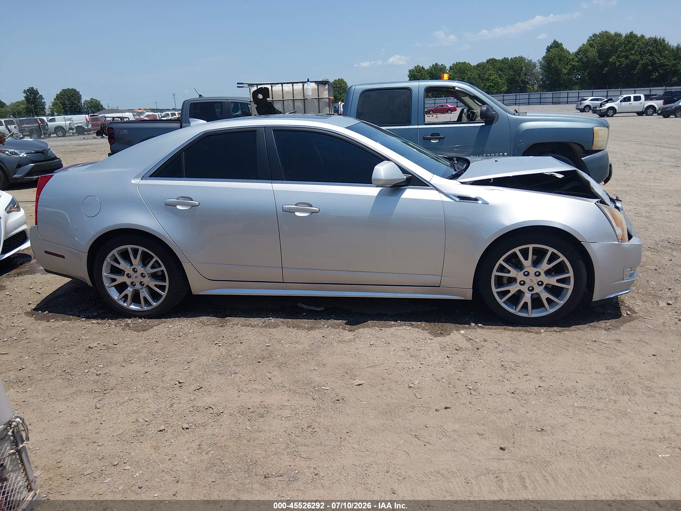 2013 Cadillac Cts Premium Серебряный vin: 1G6DP5E37D0119962