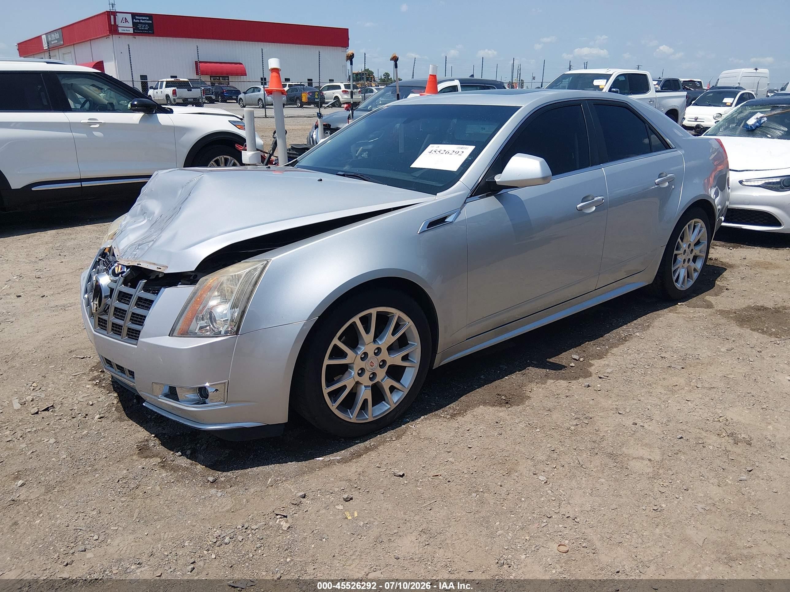 2013 Cadillac Cts Premium Серебряный vin: 1G6DP5E37D0119962