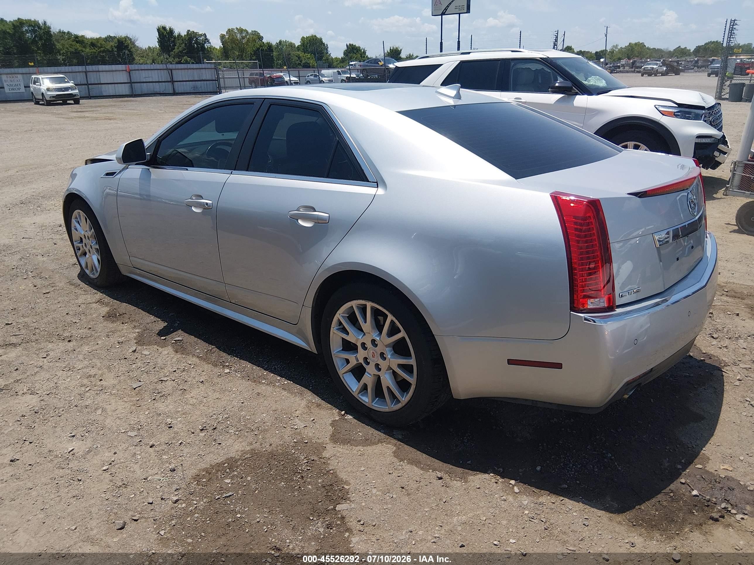 2013 Cadillac Cts Premium Серебряный vin: 1G6DP5E37D0119962