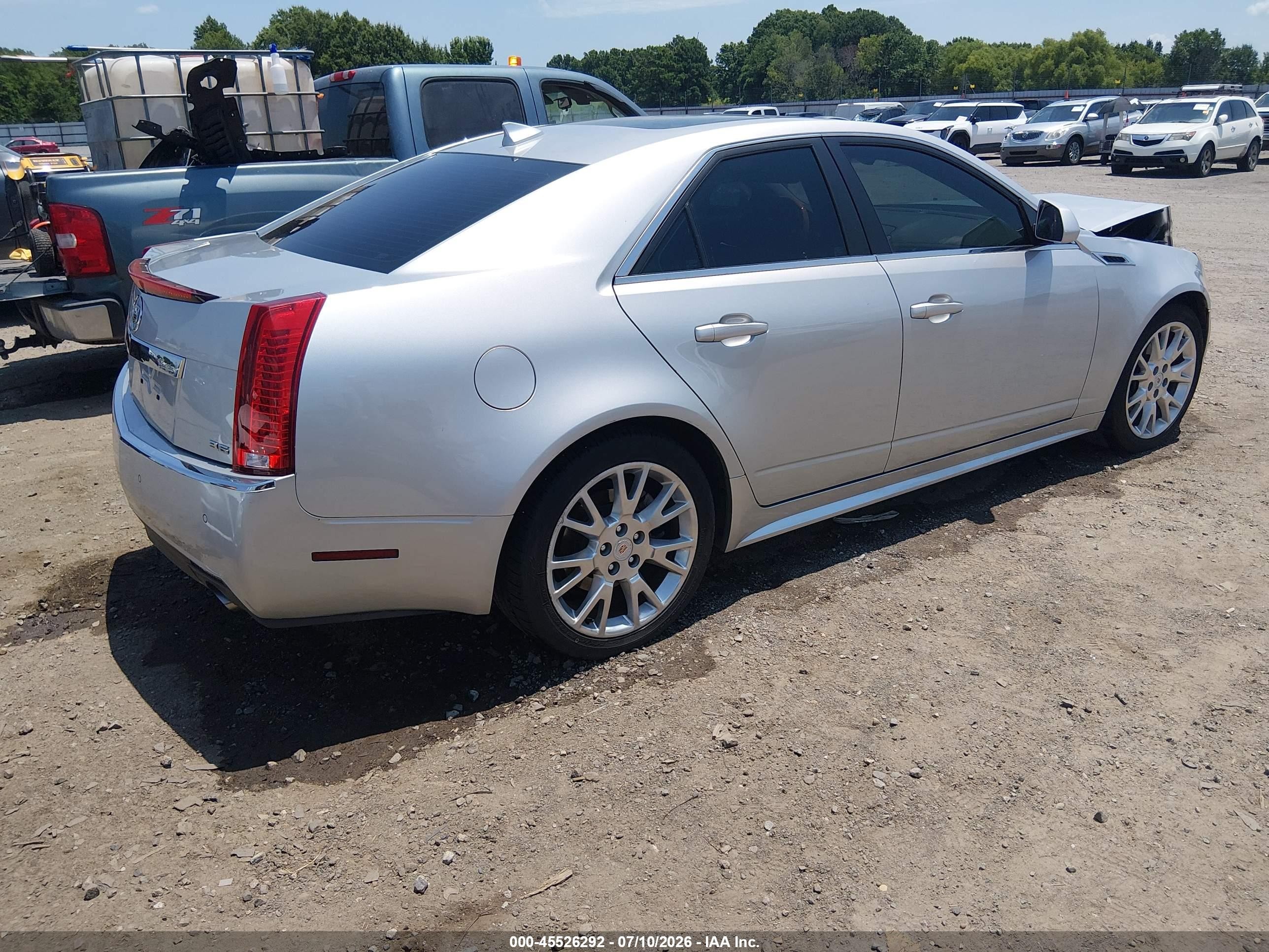 2013 Cadillac Cts Premium Серебряный vin: 1G6DP5E37D0119962