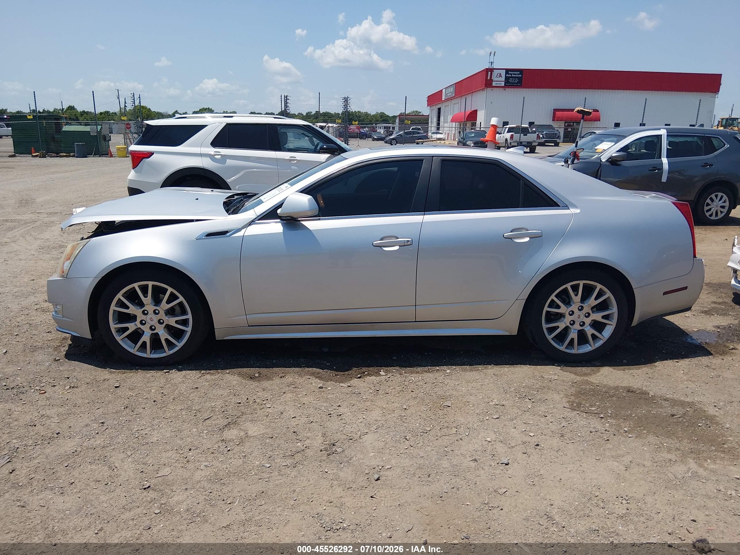 2013 Cadillac Cts Premium Серебряный vin: 1G6DP5E37D0119962