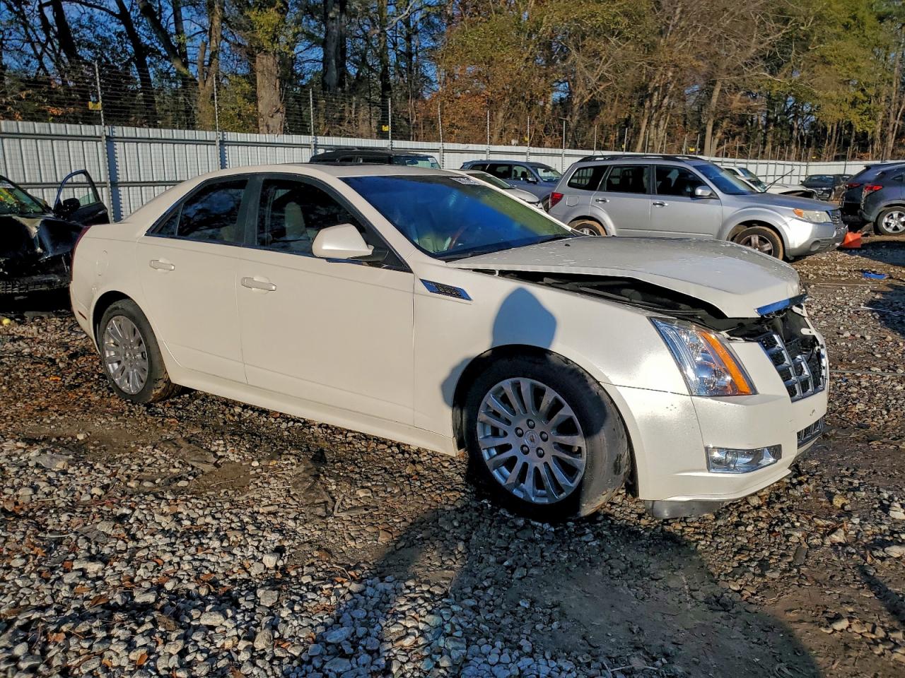 2012 Cadillac Cts Premium Collection White vin: 1G6DP5E38C0142391