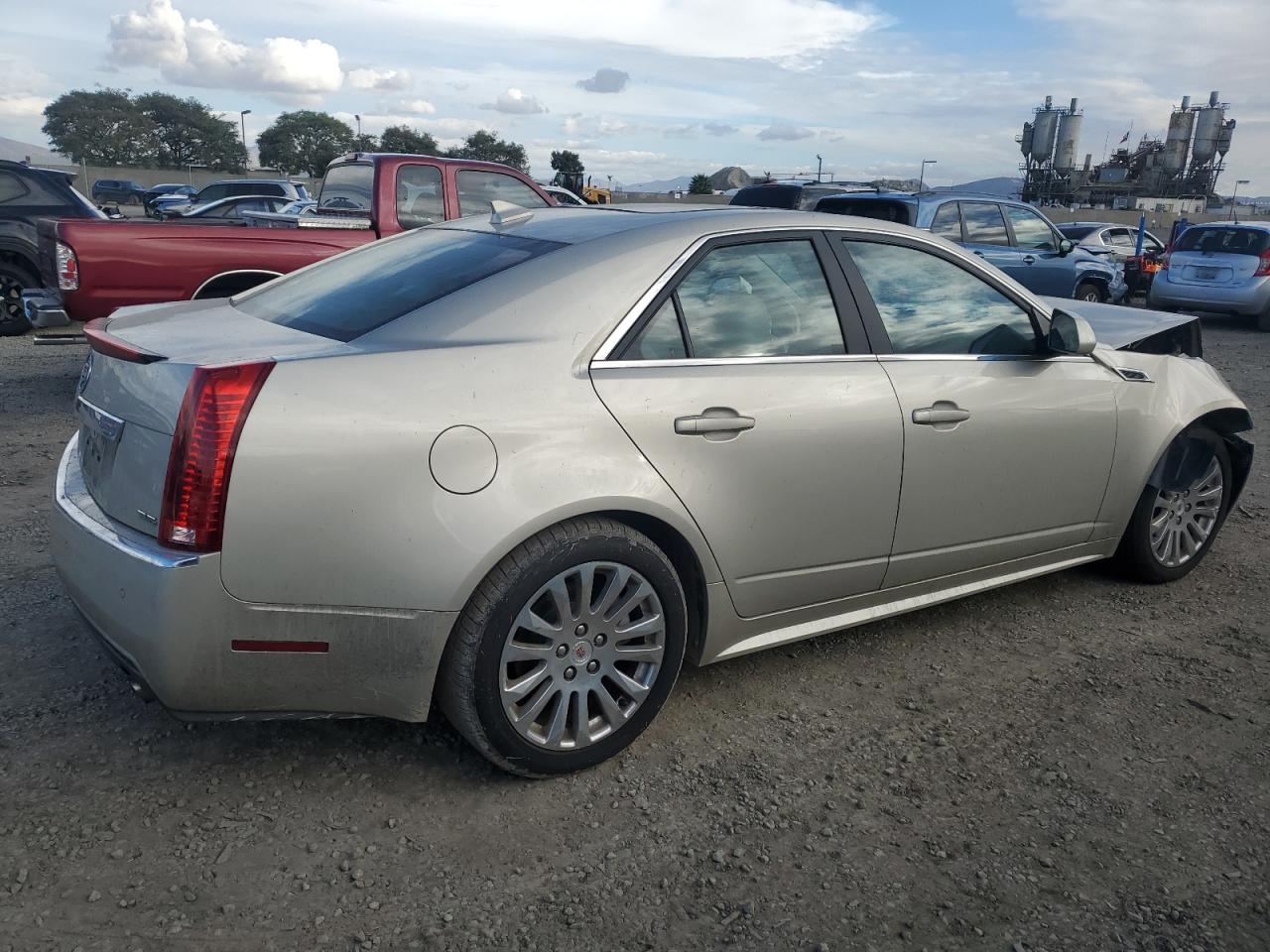 2013 Cadillac Cts Premium Collection Silver vin: 1G6DP5E38D0131781