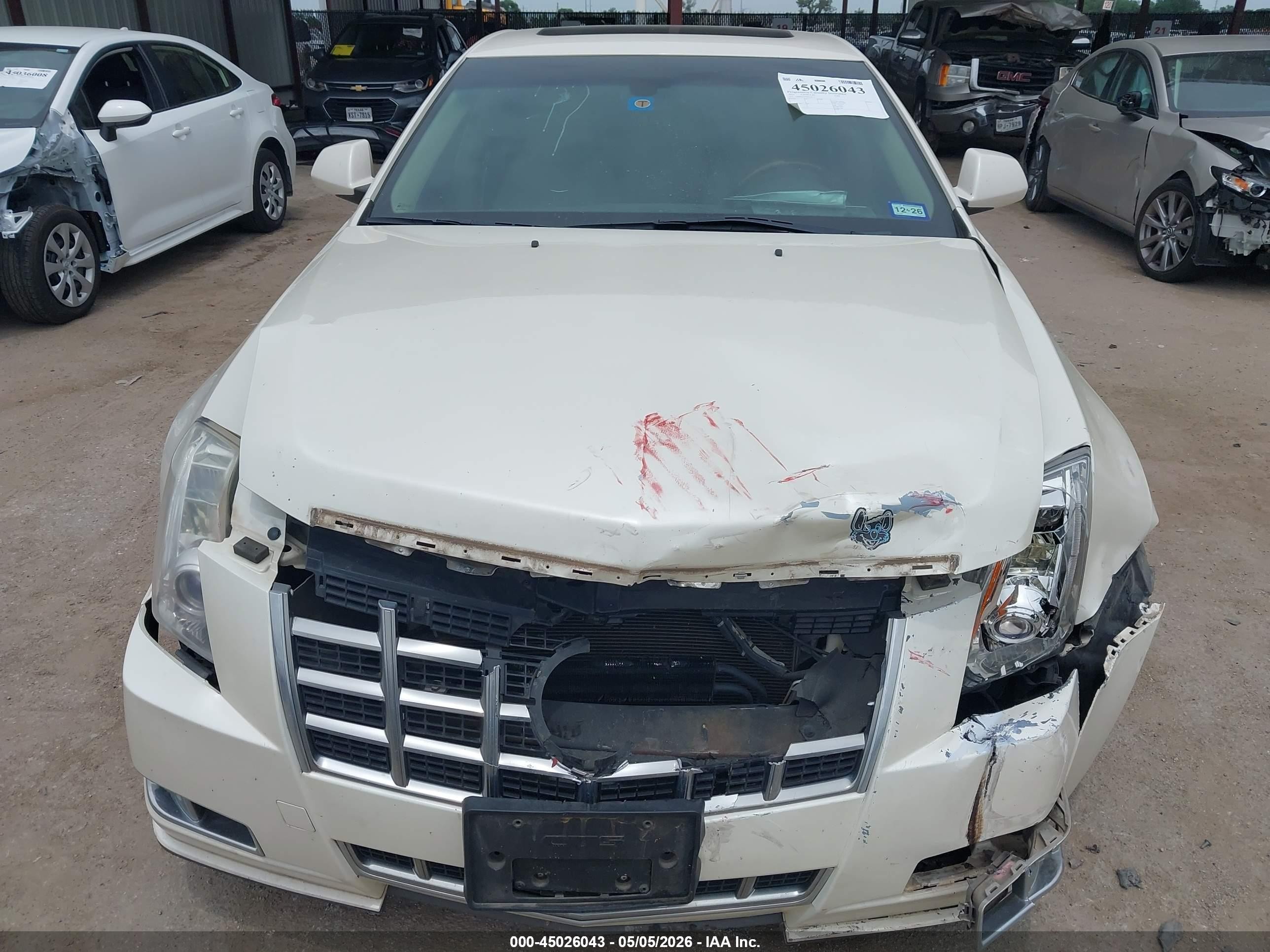 2013 Cadillac Cts Premium Белый vin: 1G6DP5E39D0154115