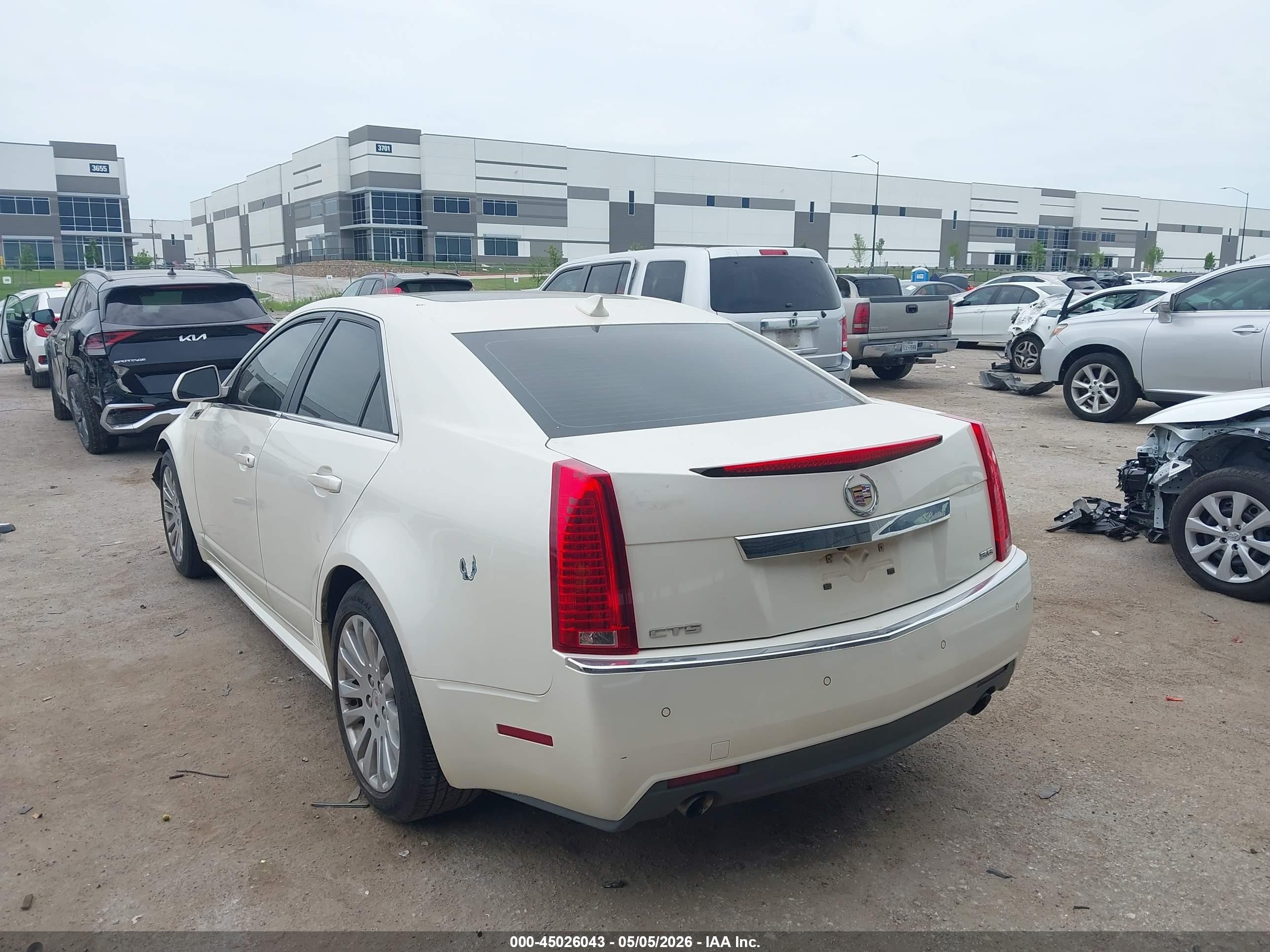 2013 Cadillac Cts Premium Белый vin: 1G6DP5E39D0154115