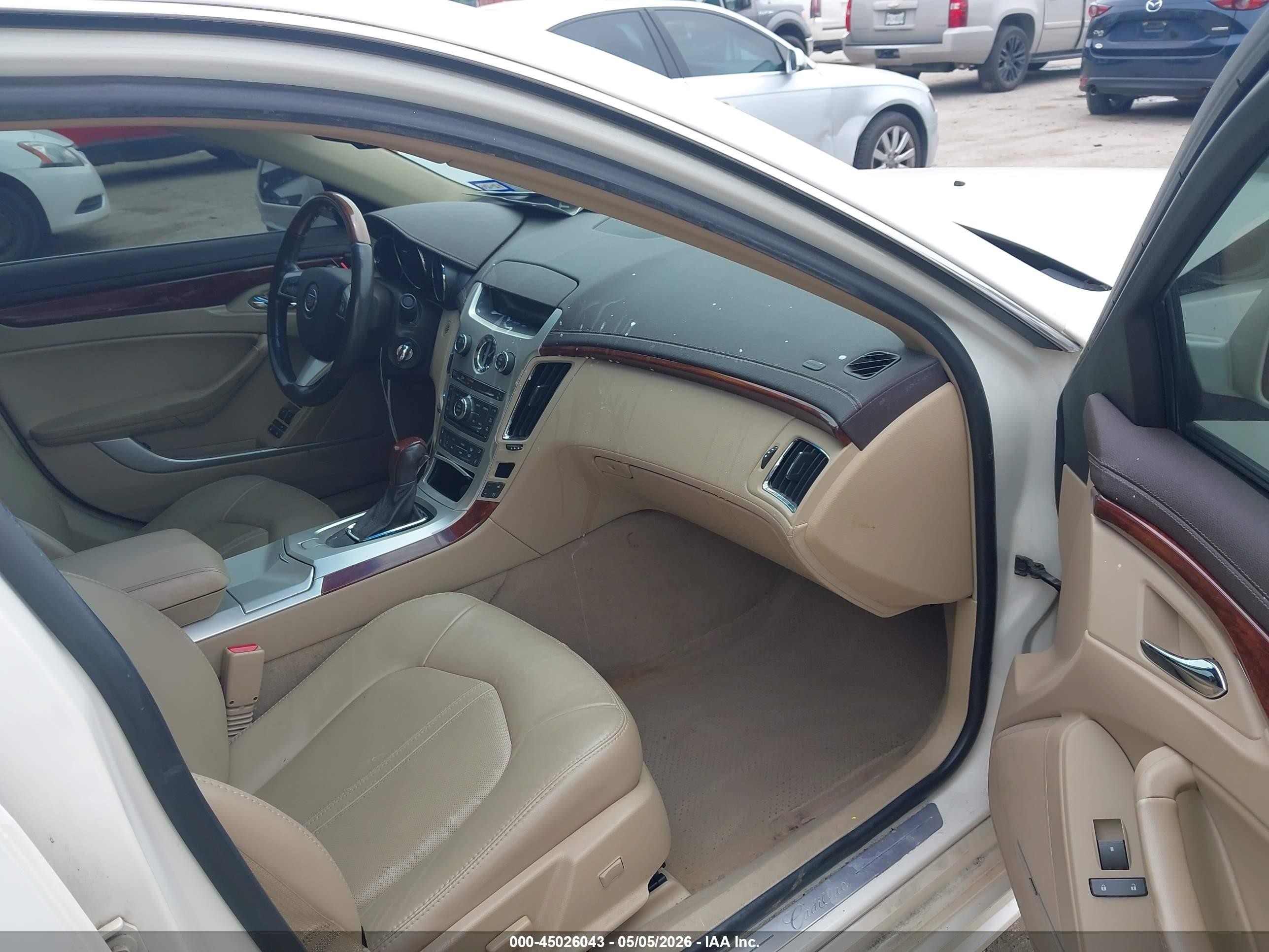 2013 Cadillac Cts Premium Белый vin: 1G6DP5E39D0154115