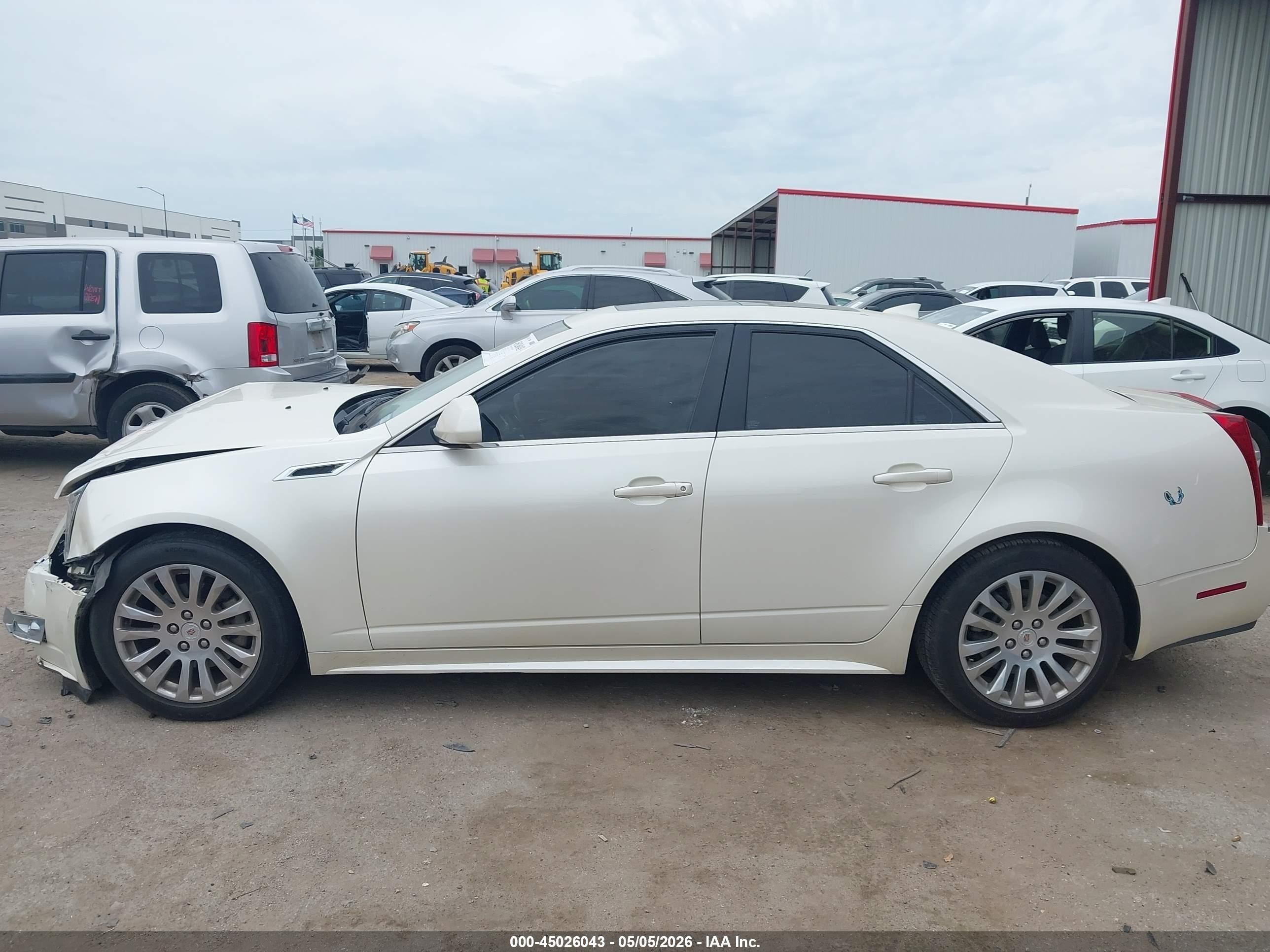 2013 Cadillac Cts Premium Белый vin: 1G6DP5E39D0154115