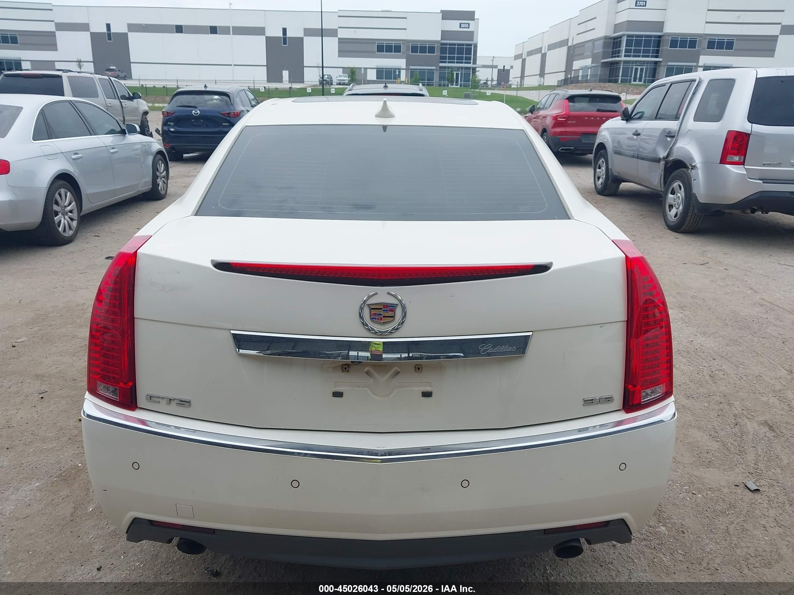 2013 Cadillac Cts Premium Белый vin: 1G6DP5E39D0154115