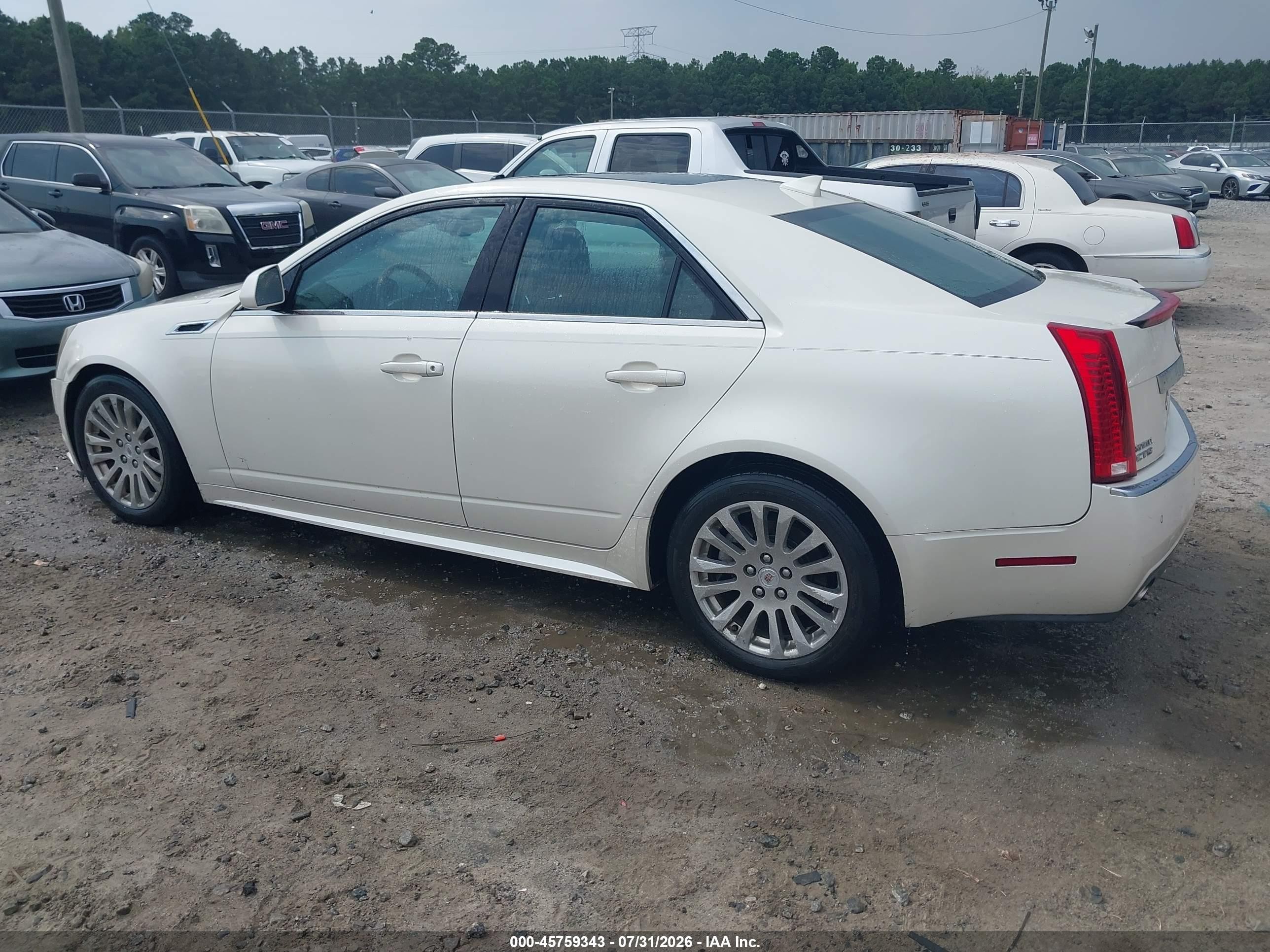 2013 Cadillac Cts Premium Cream vin: 1G6DP5E3XD0120104