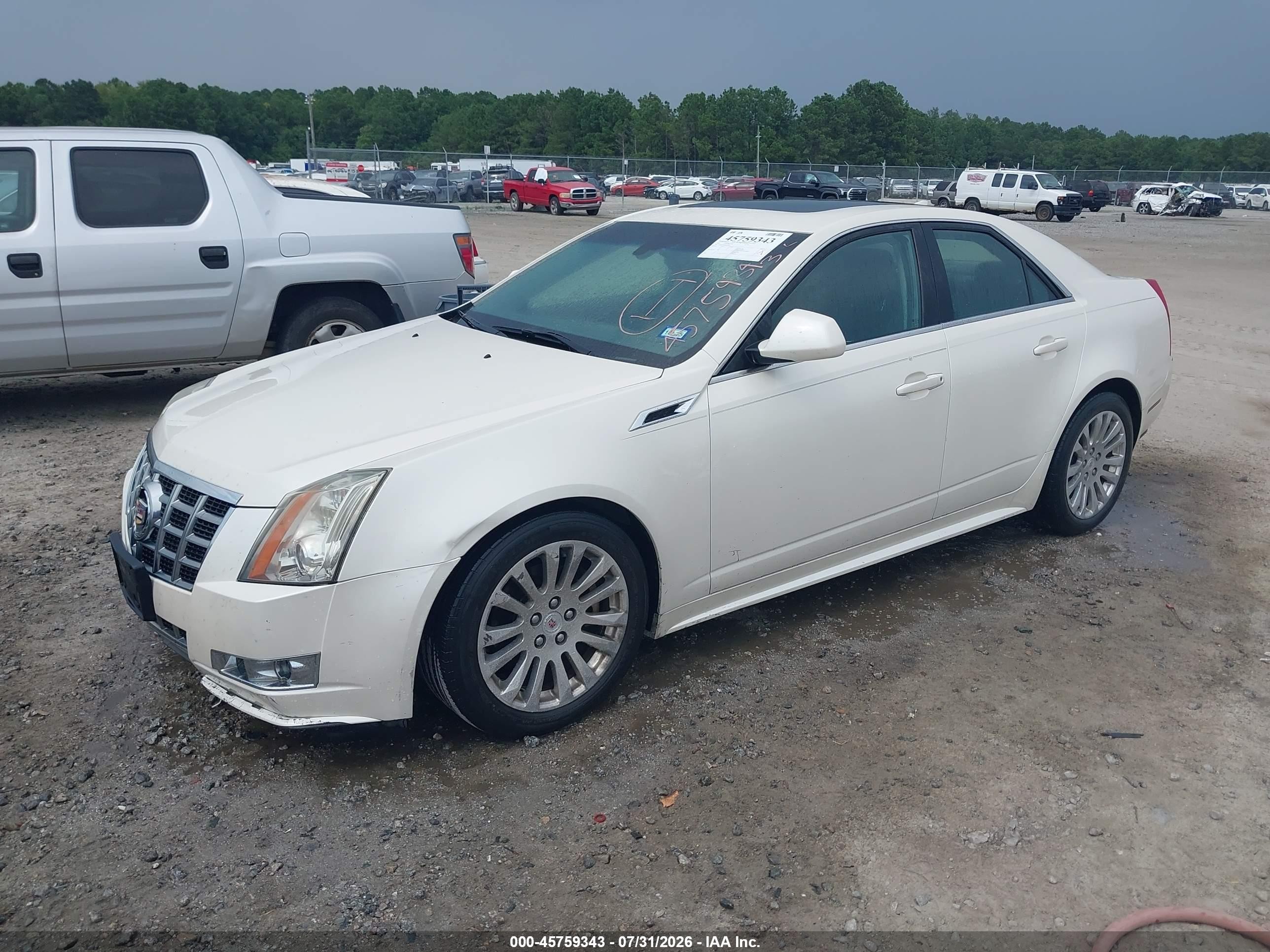 2013 Cadillac Cts Premium Cream vin: 1G6DP5E3XD0120104