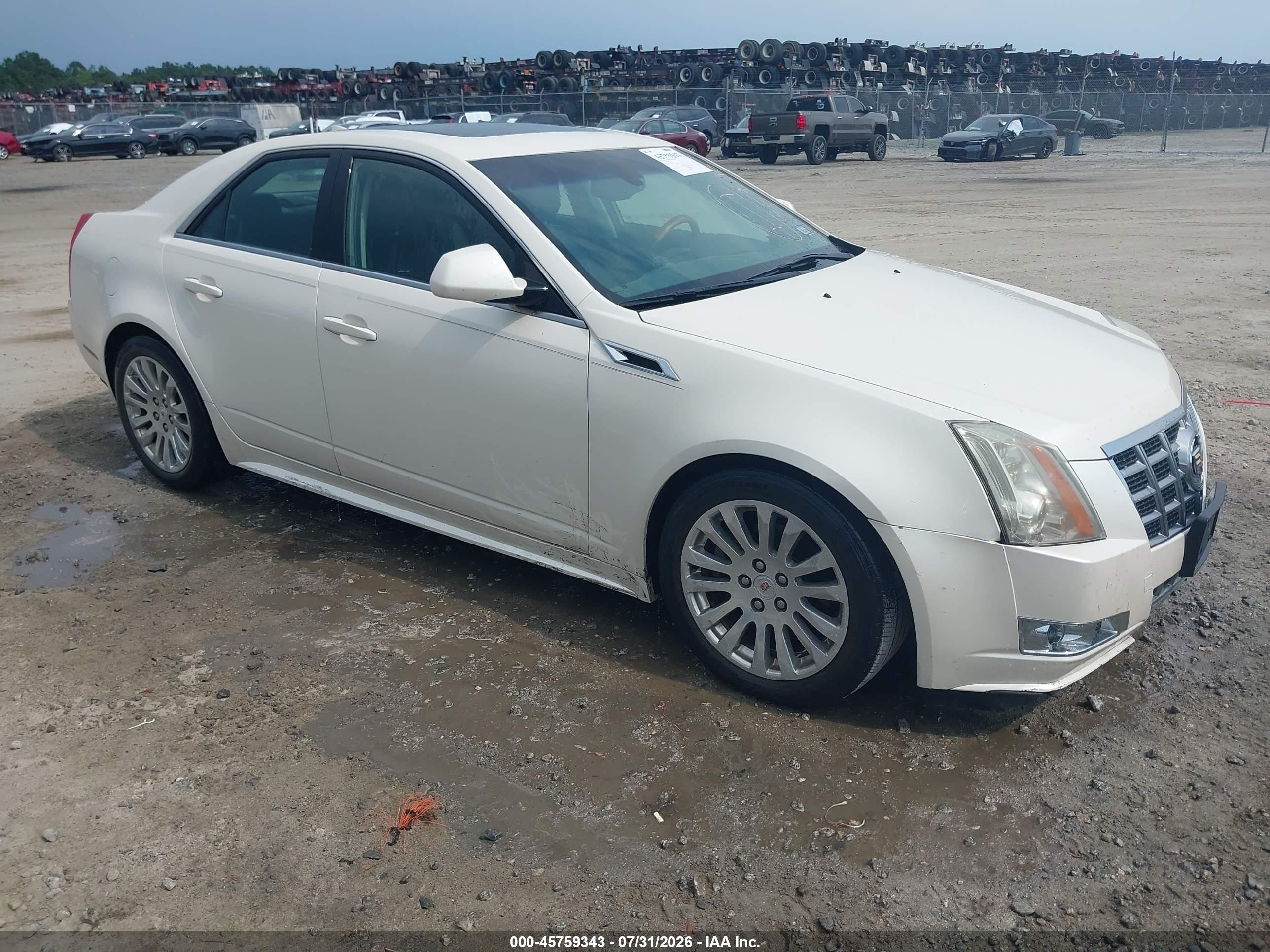2013 Cadillac Cts Premium Cream vin: 1G6DP5E3XD0120104