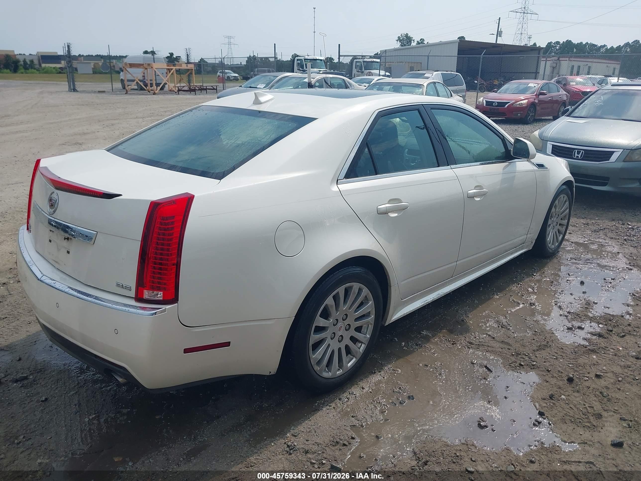 2013 Cadillac Cts Premium Cream vin: 1G6DP5E3XD0120104