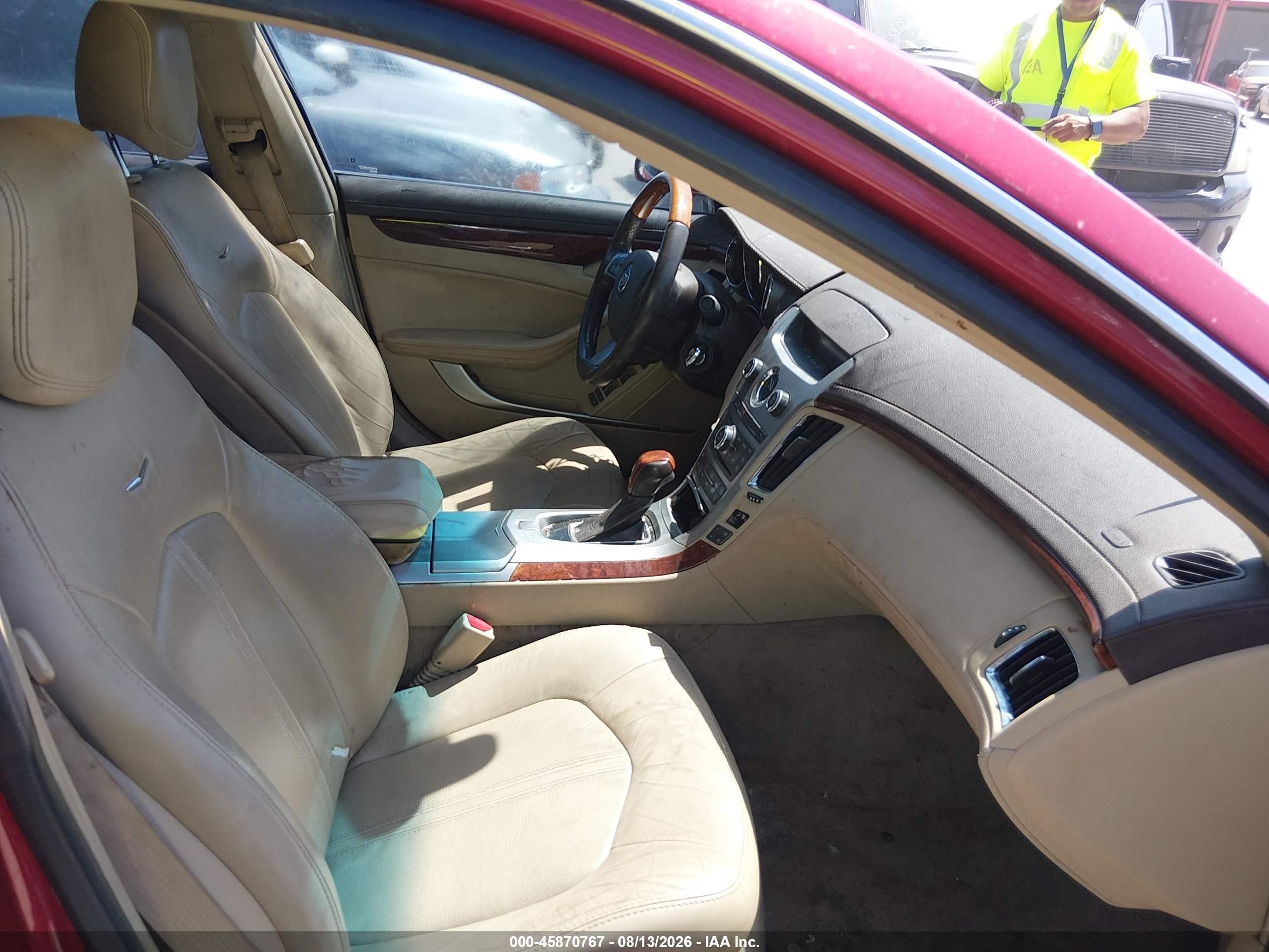 2013 Cadillac Cts Premium Red vin: 1G6DP5E3XD0123861