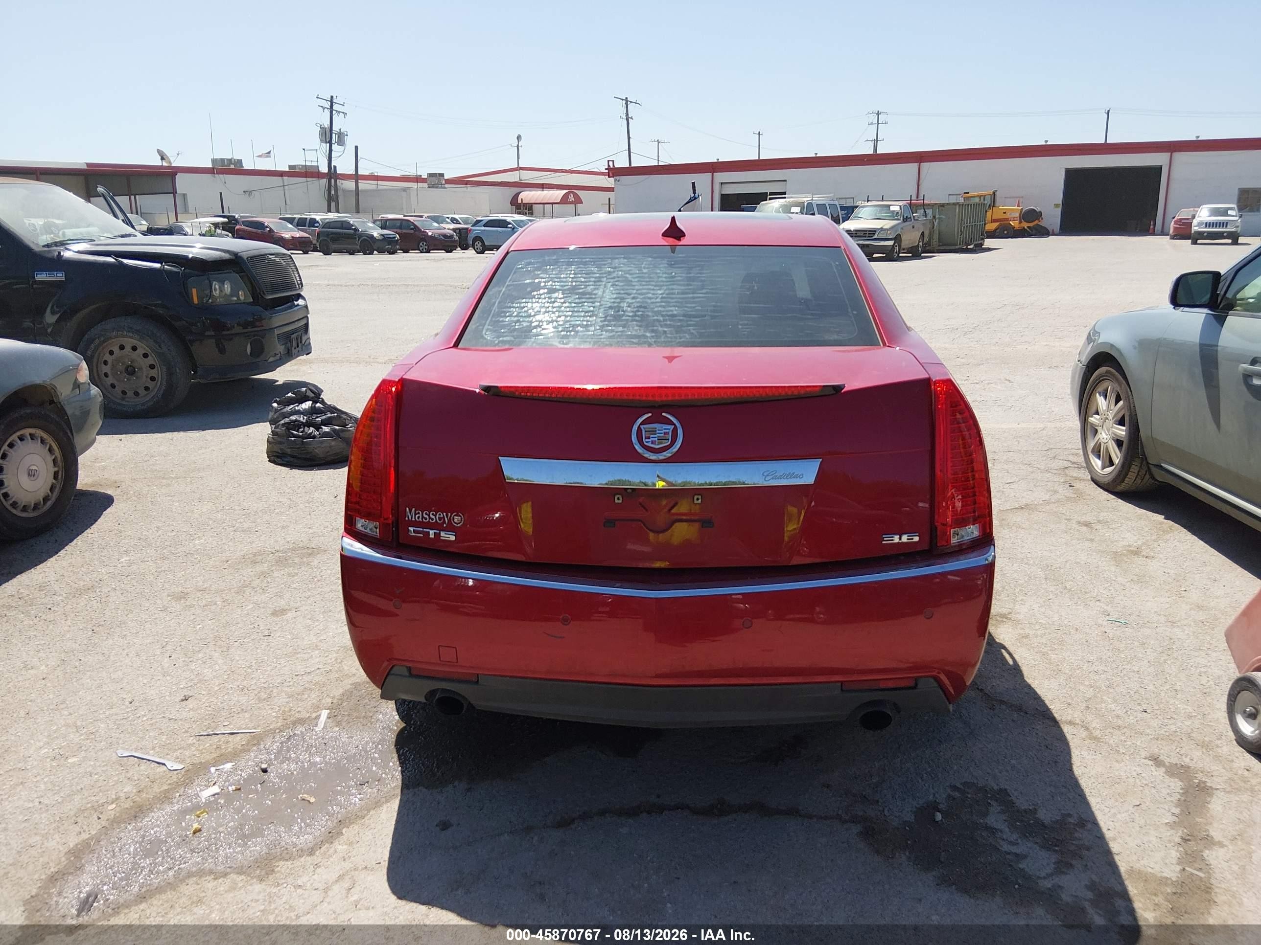 2013 Cadillac Cts Premium Red vin: 1G6DP5E3XD0123861