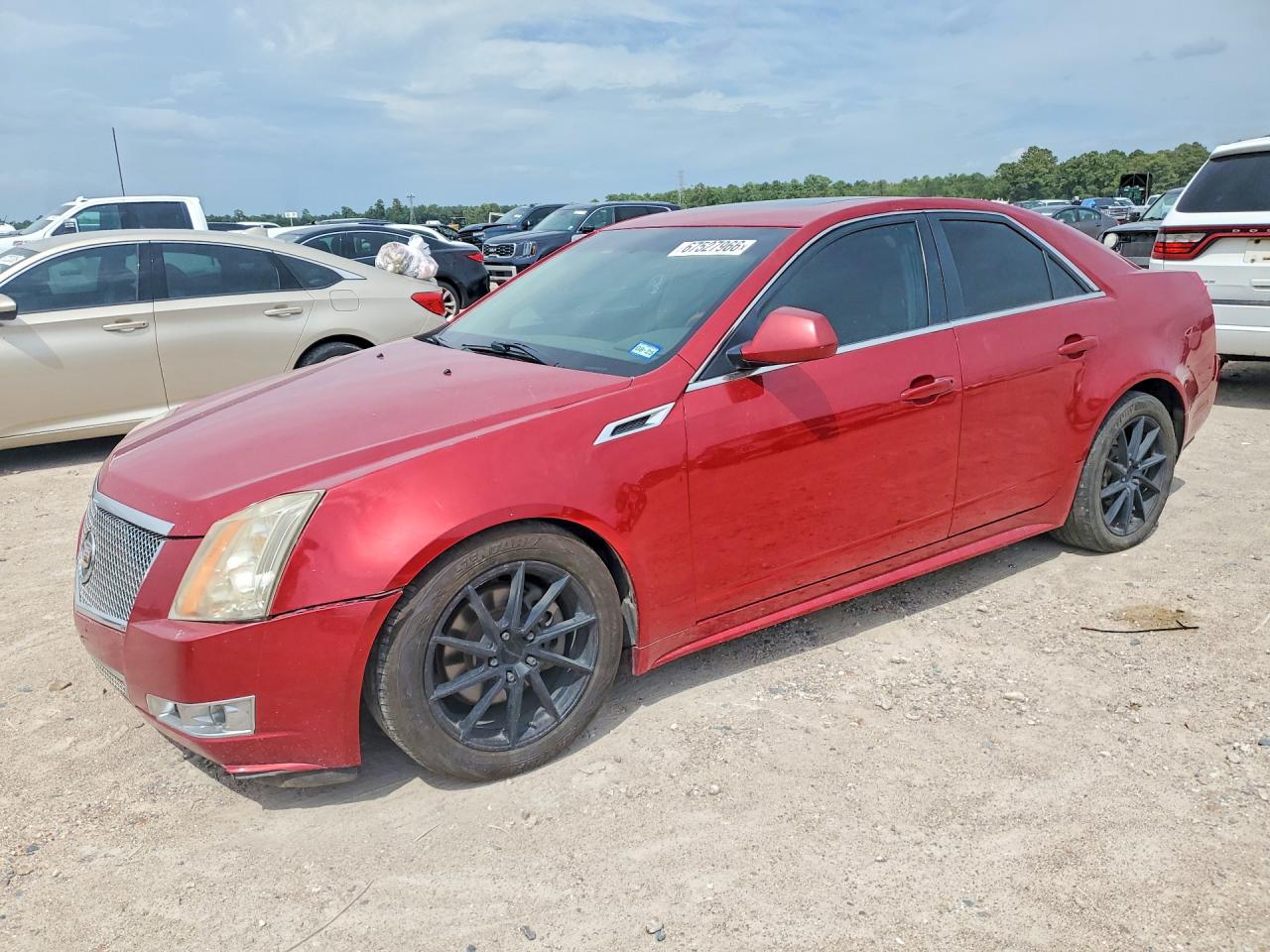 2011 Cadillac Cts Premium Collection Red vin: 1G6DP5ED2B0133001
