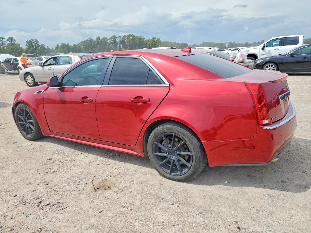 2011 Cadillac Cts Premium Collection Red vin: 1G6DP5ED2B0133001