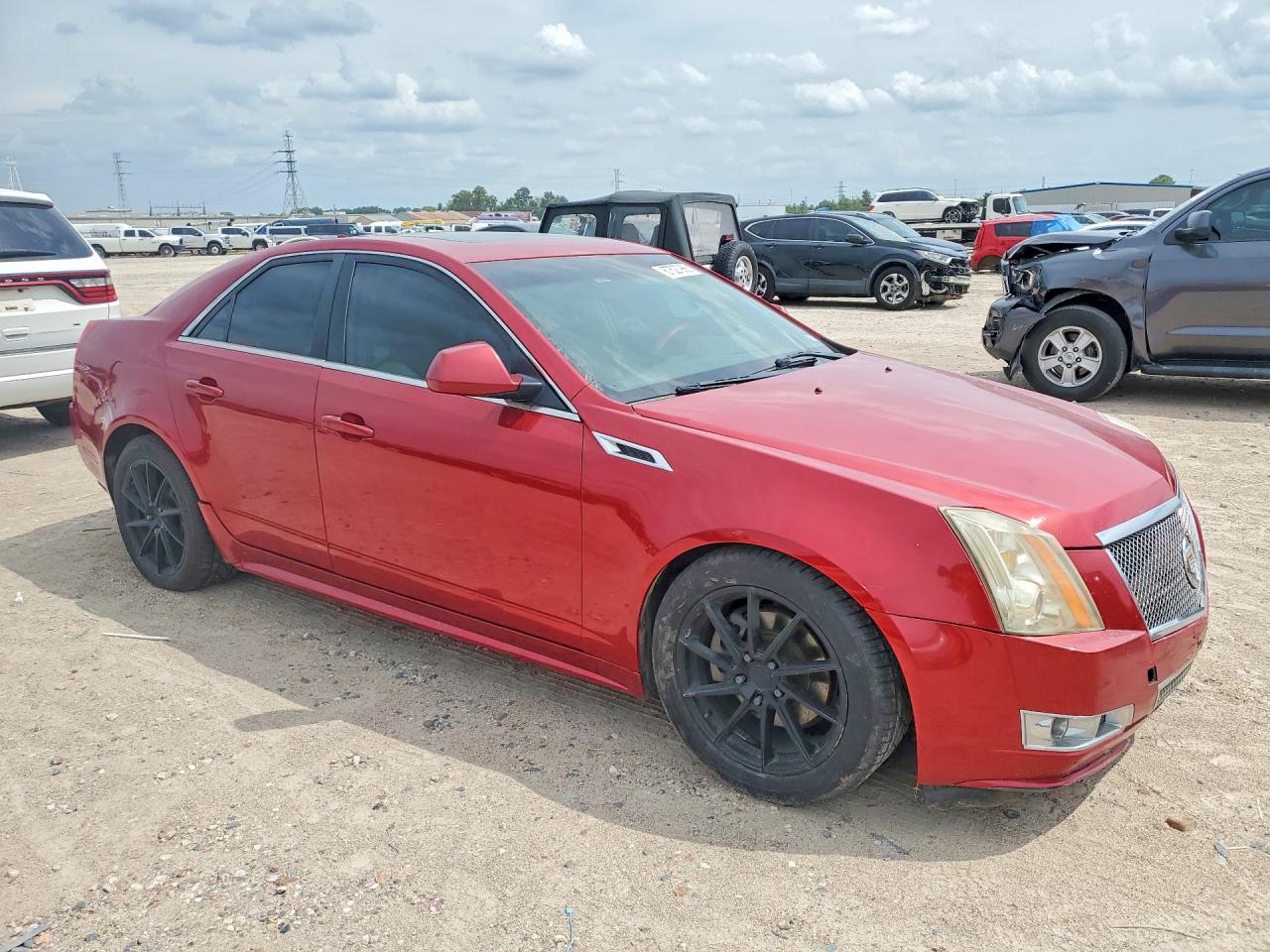 2011 Cadillac Cts Premium Collection Red vin: 1G6DP5ED2B0133001