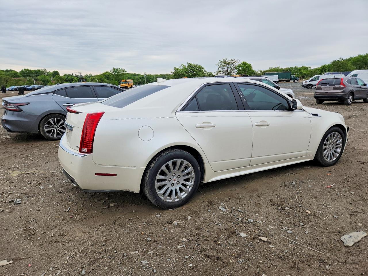 2011 Cadillac Cts Premium Collection White vin: 1G6DP5ED6B0135303