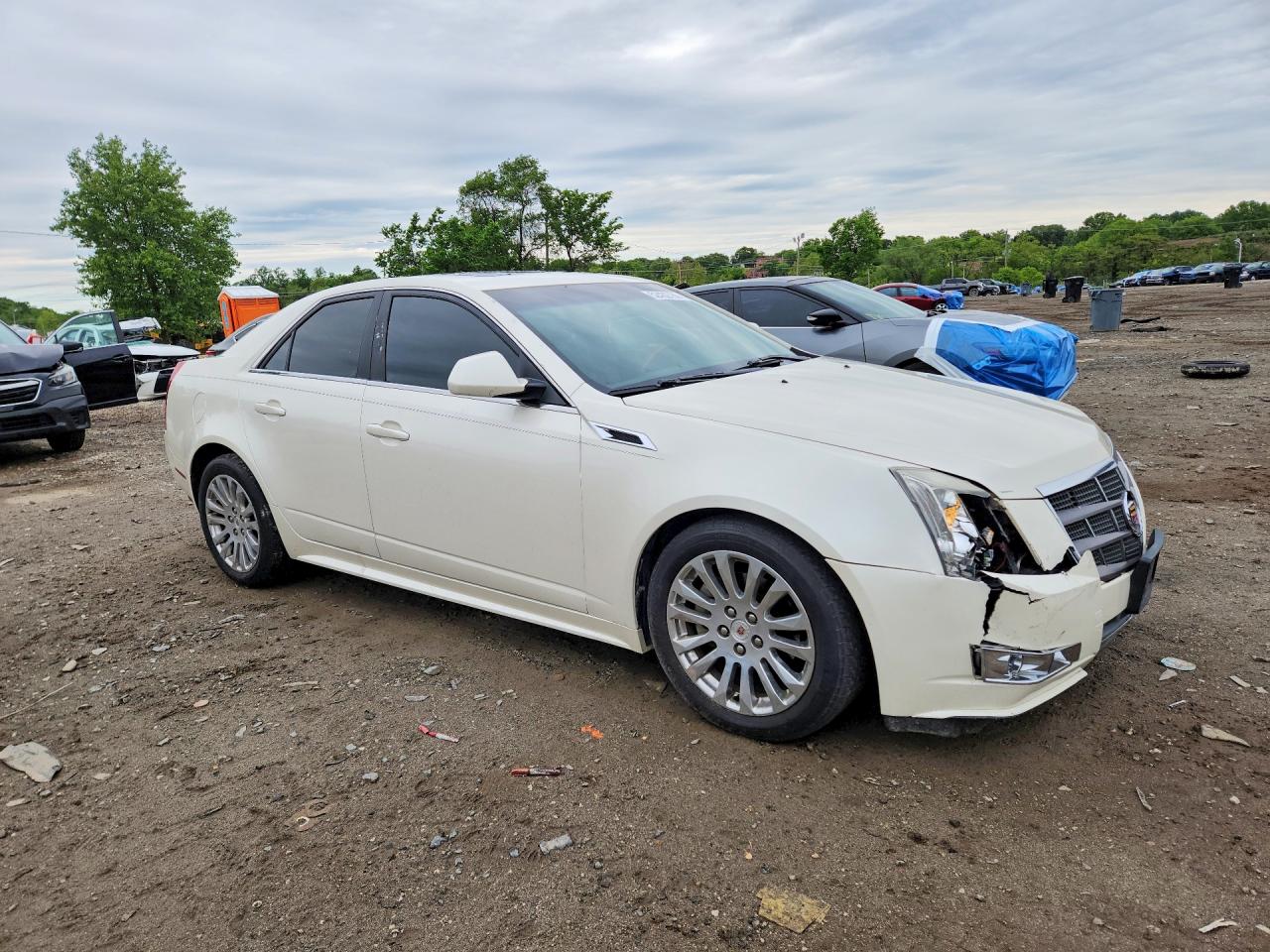 2011 Cadillac Cts Premium Collection White vin: 1G6DP5ED6B0135303