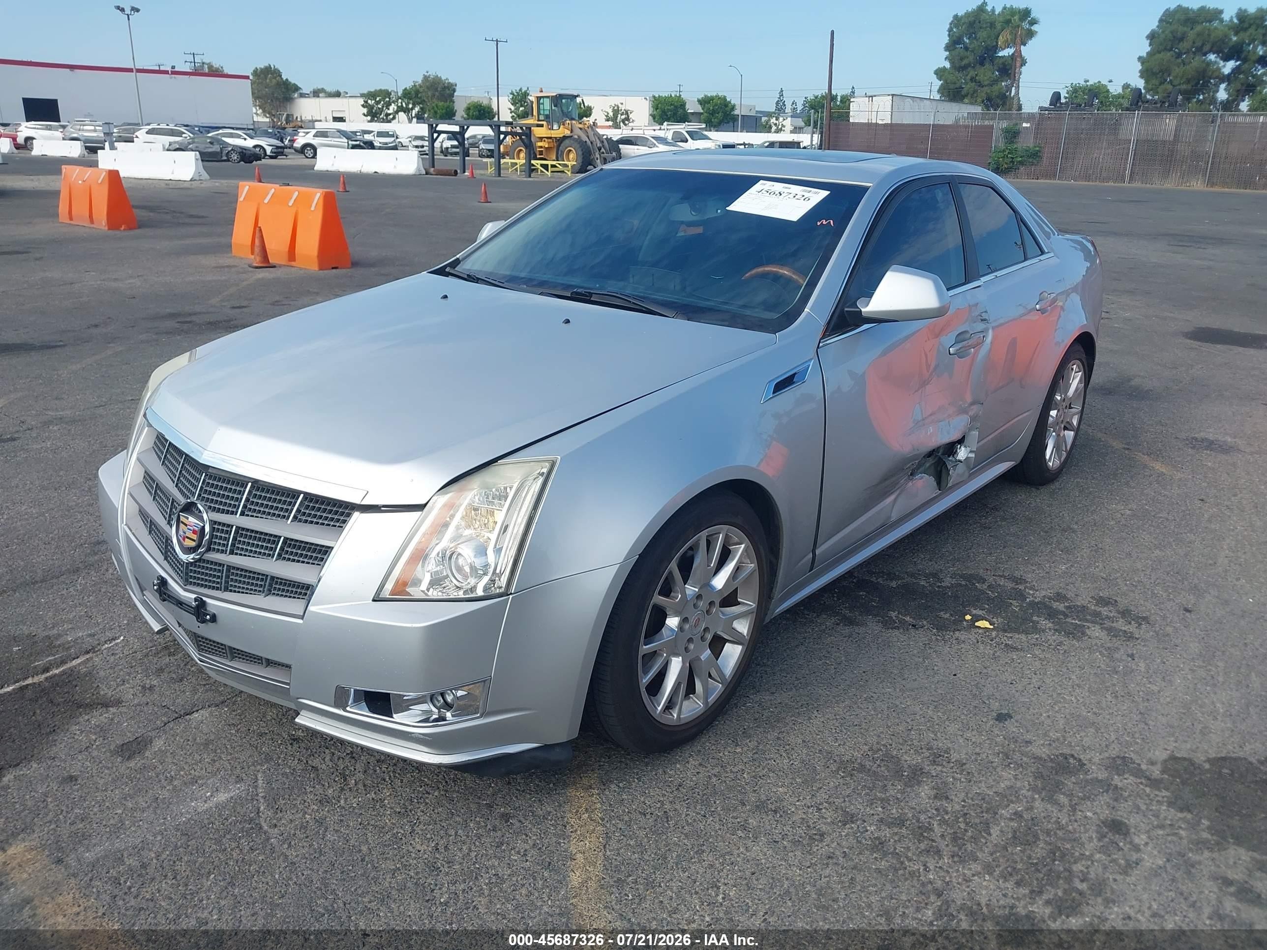 2011 Cadillac Cts Premium Silver vin: 1G6DP5ED8B0143693