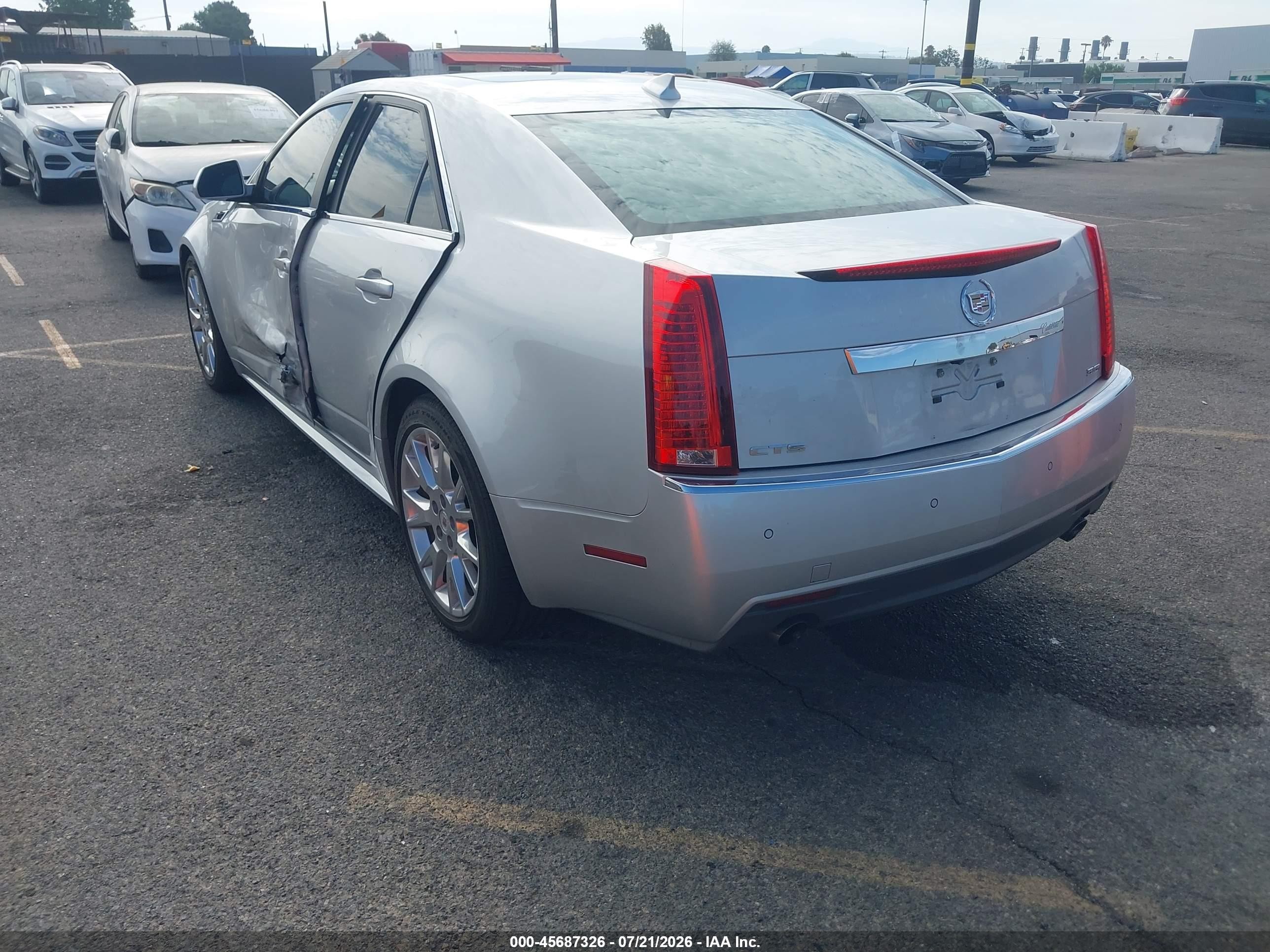 2011 Cadillac Cts Premium Silver vin: 1G6DP5ED8B0143693