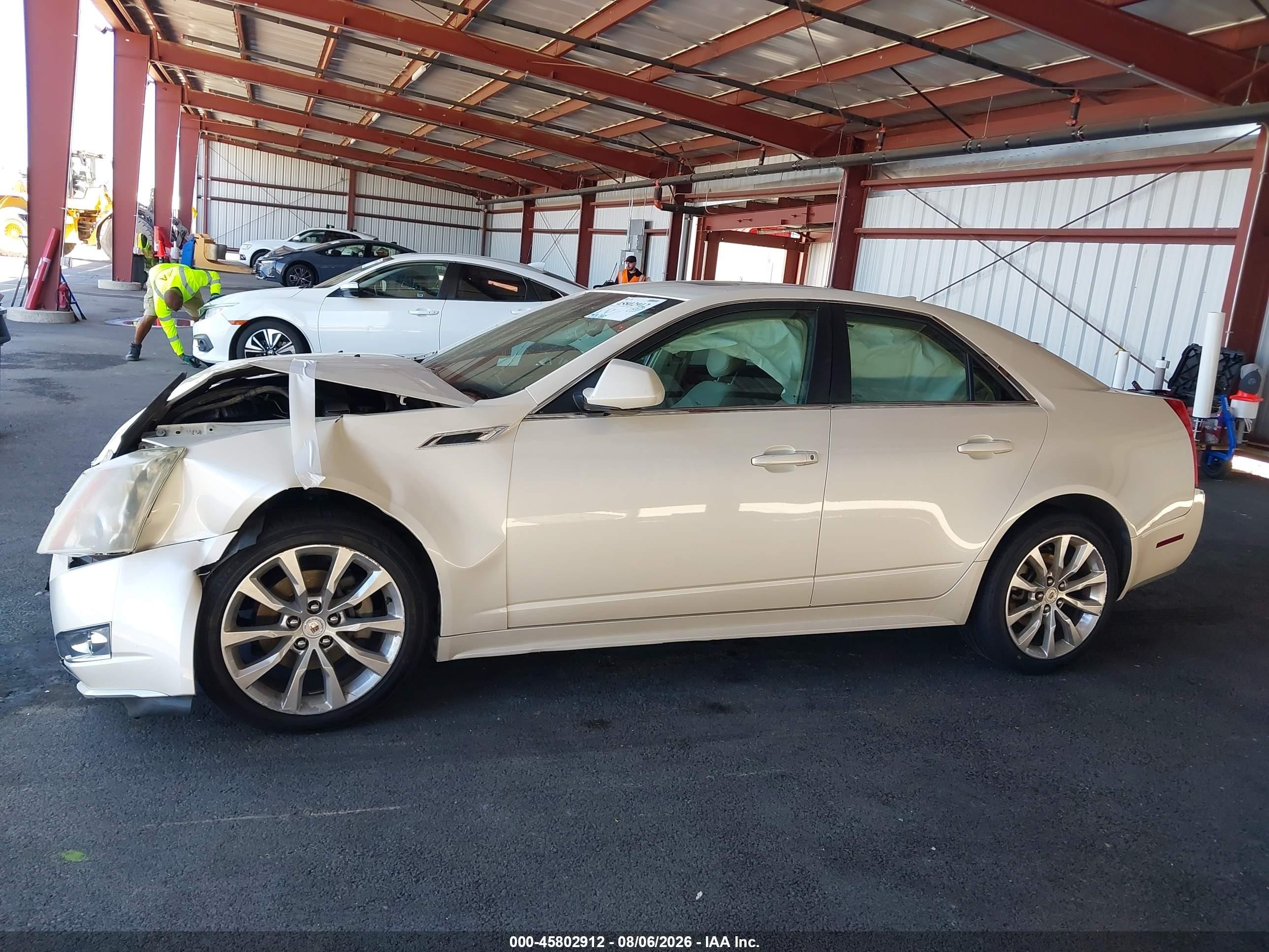 2011 Cadillac Cts Premium Белый vin: 1G6DP5EDXB0148751