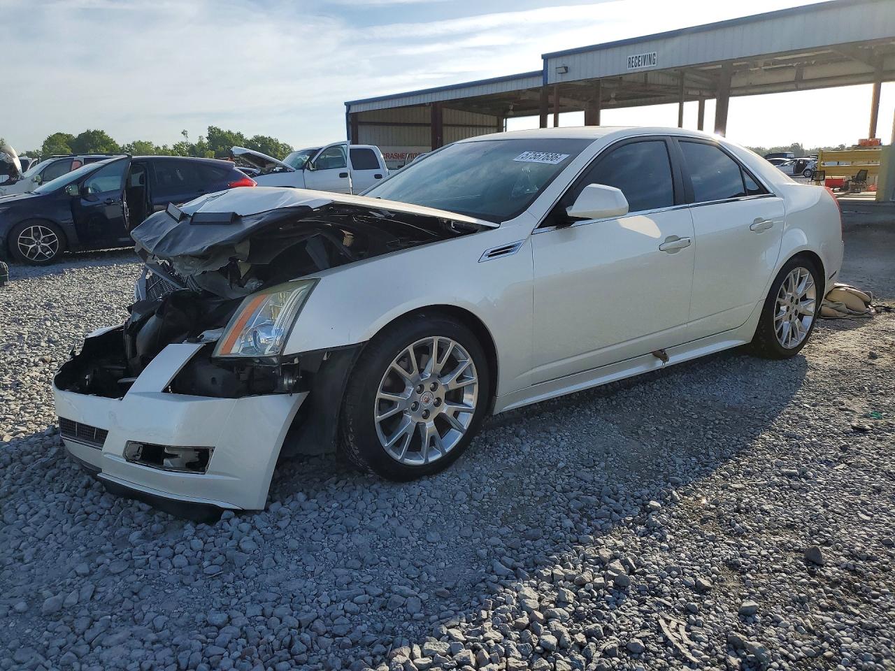 2010 Cadillac Cts Premium Collection White vin: 1G6DP5EV5A0137082
