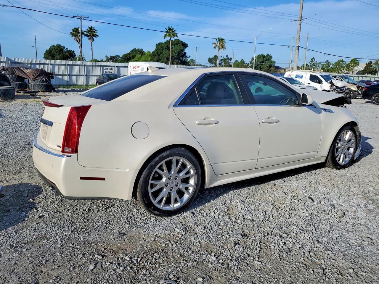 2010 Cadillac Cts Premium Collection White vin: 1G6DP5EV5A0137082