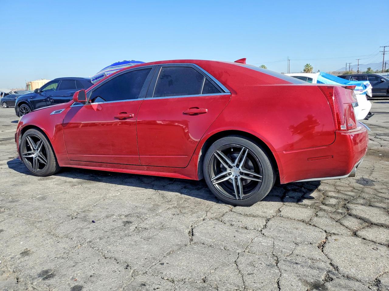 2010 Cadillac Cts Premium Collection Красный vin: 1G6DP5EV6A0109842