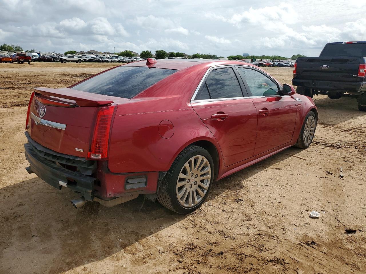 2010 Cadillac Cts Premium Collection Red vin: 1G6DP5EV7A0101605