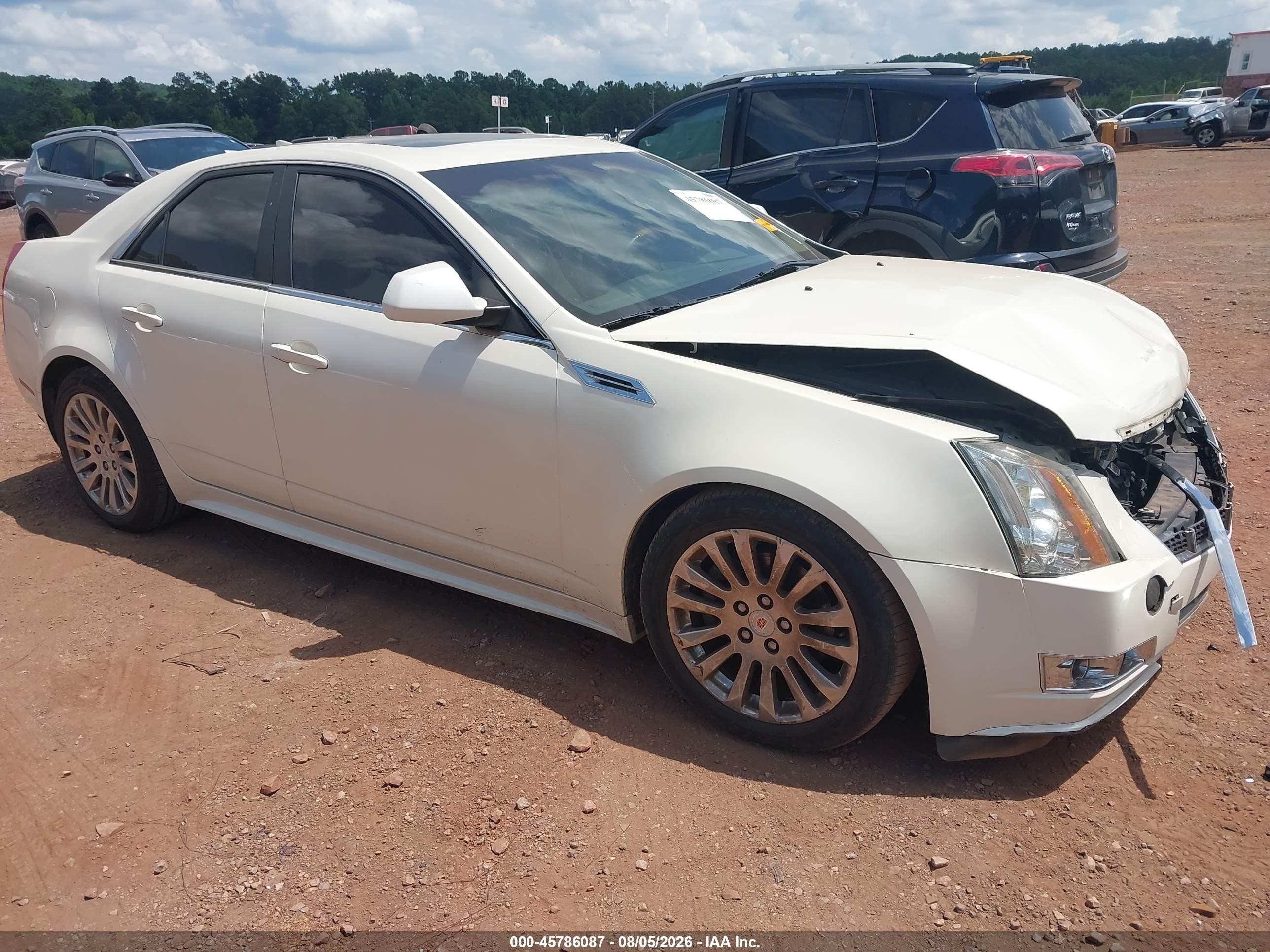 2010 Cadillac Cts Premium Collection White vin: 1G6DP5EV9A0111052