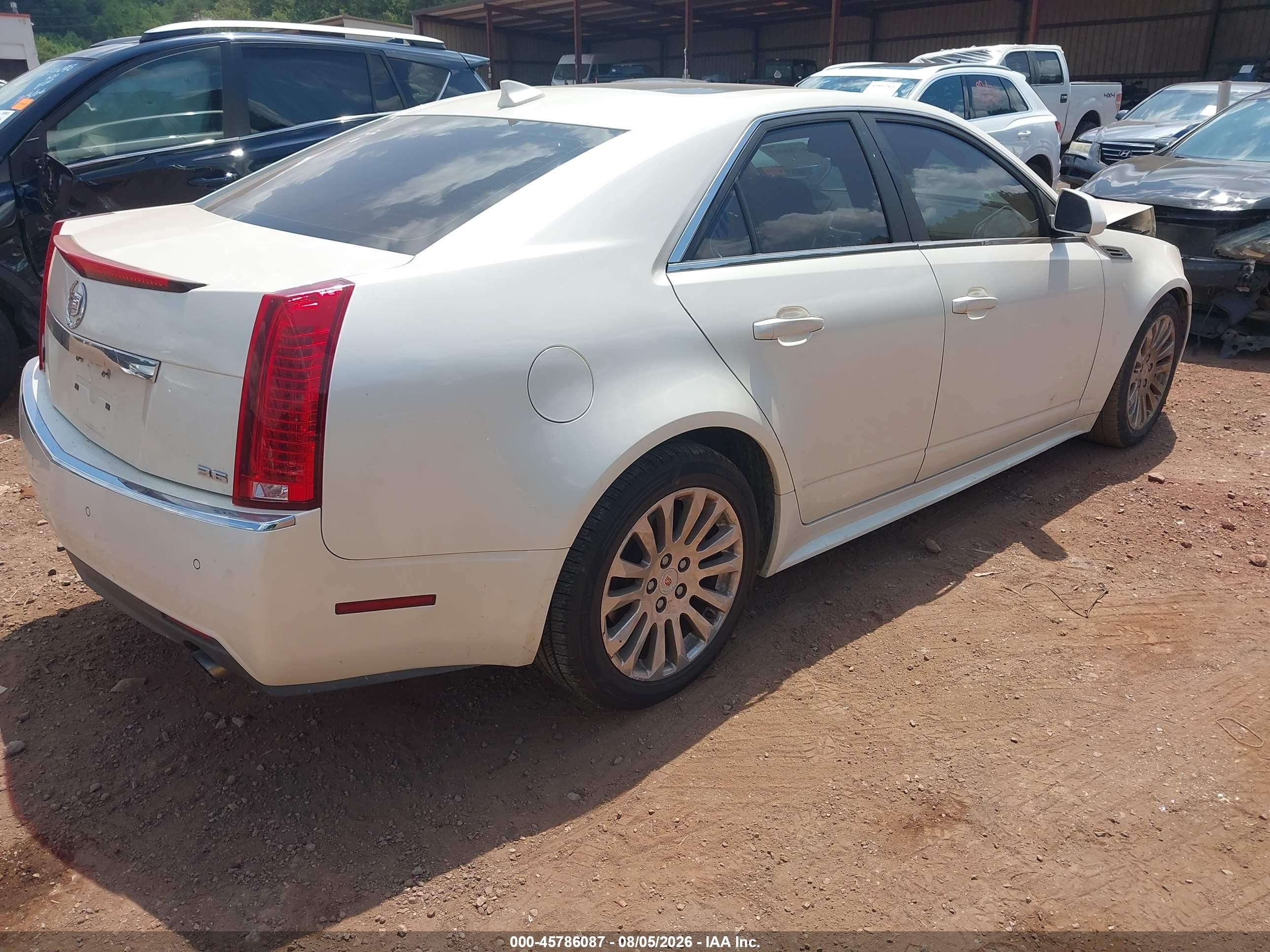 2010 Cadillac Cts Premium Collection White vin: 1G6DP5EV9A0111052