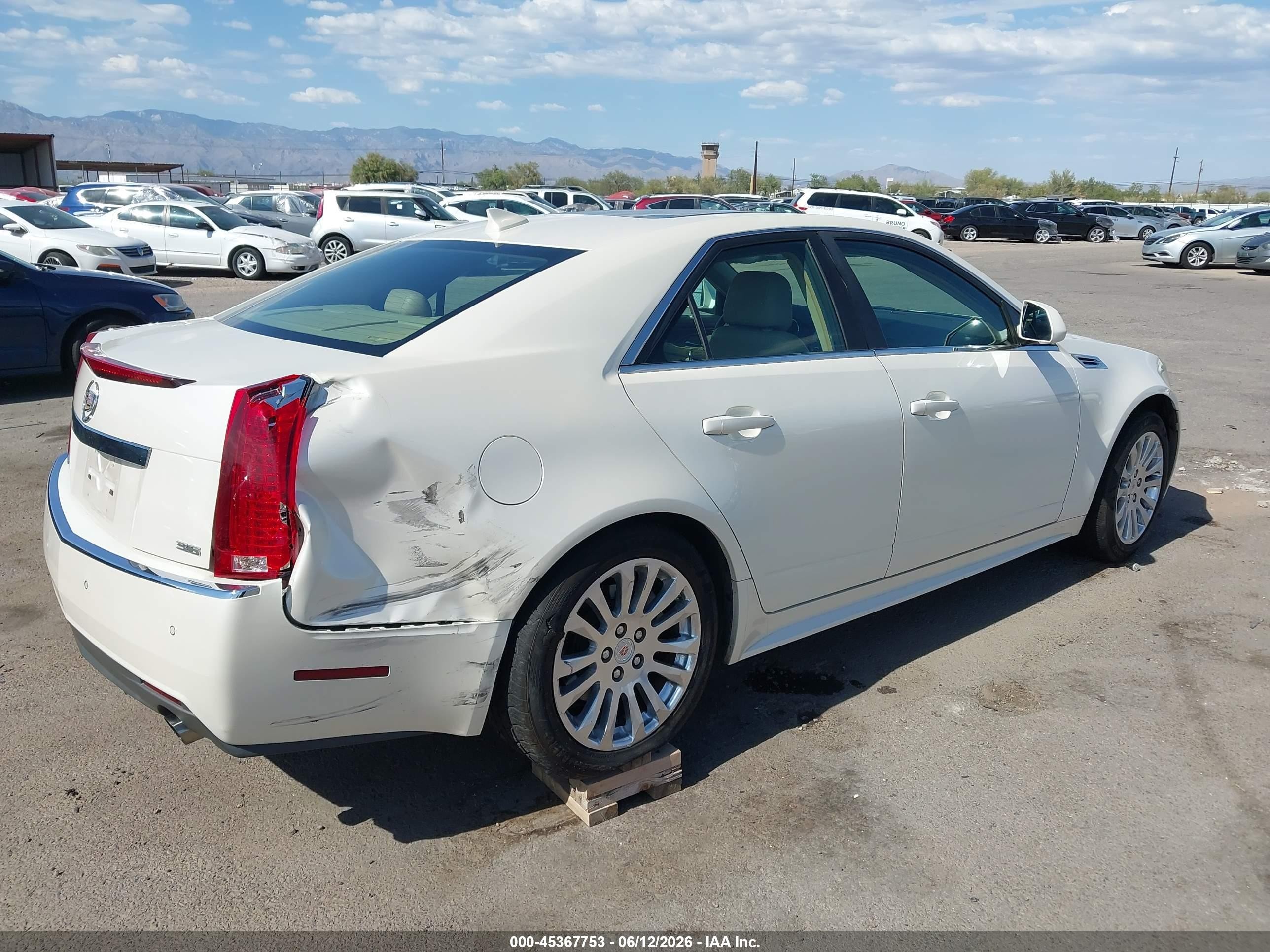 2010 Cadillac Cts Premium Cream vin: 1G6DP5EVXA0126935