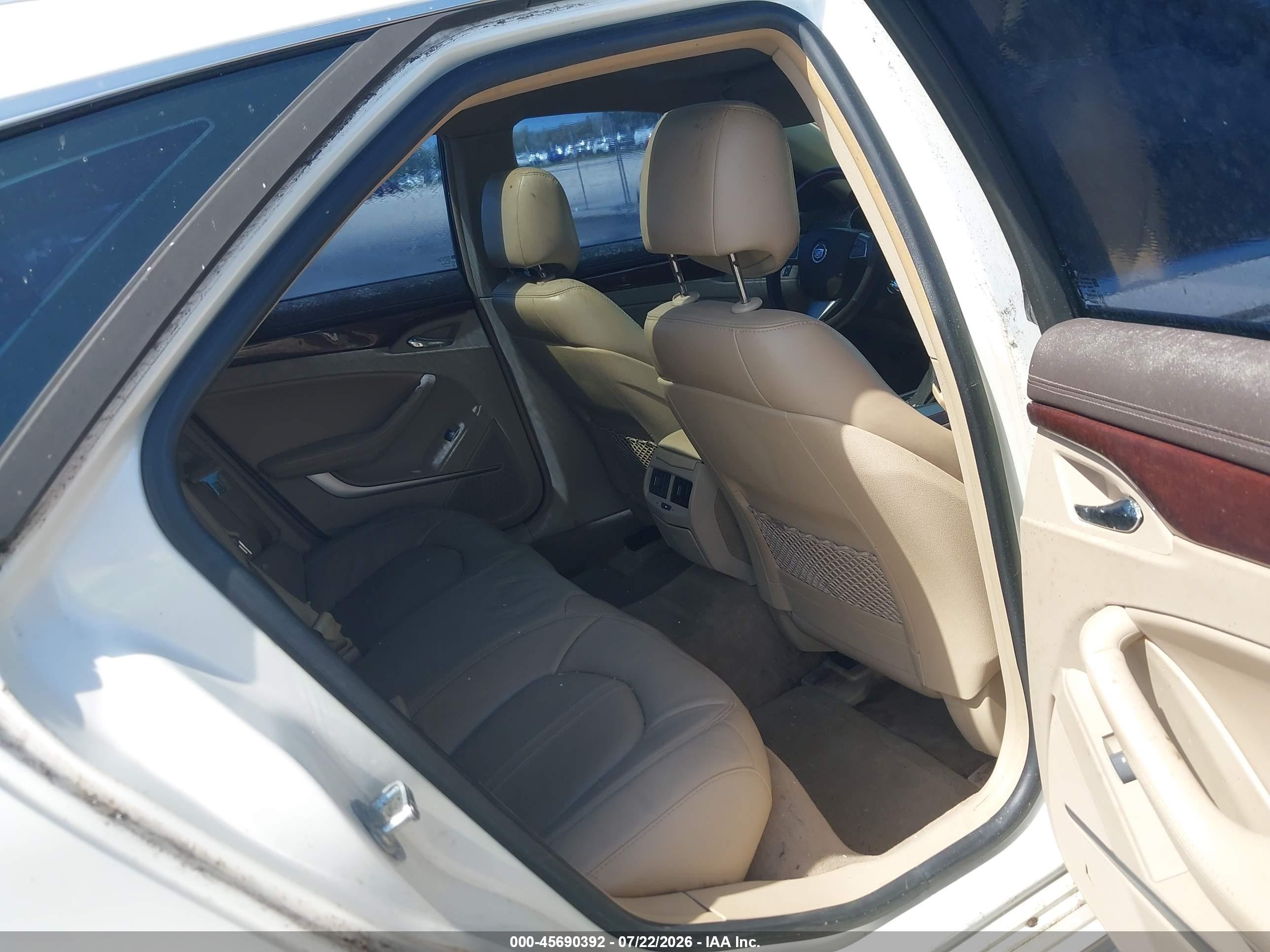 2011 Cadillac Cts Premium White vin: 1G6DP8ED8B0112560