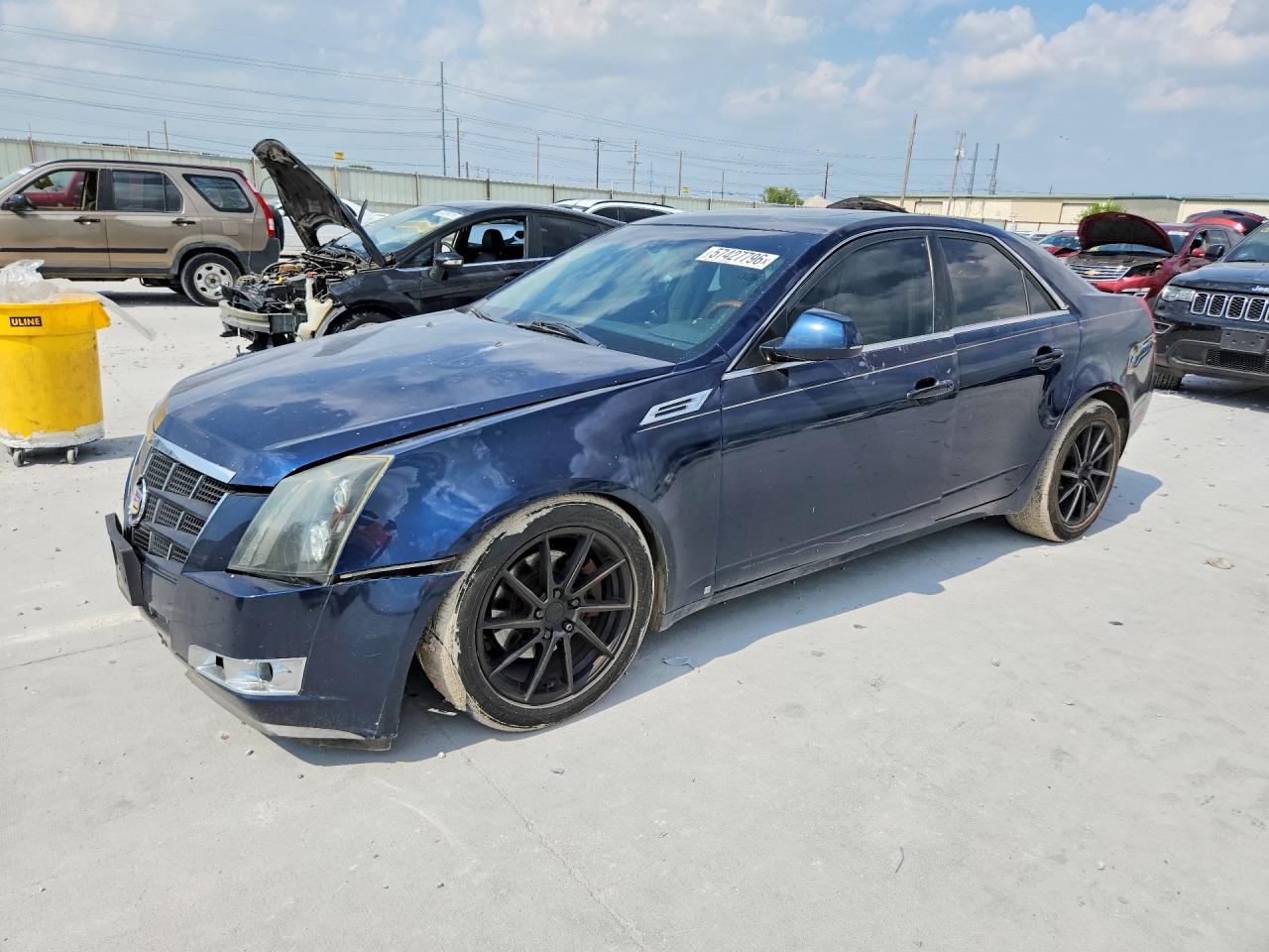 2008 Cadillac Cts Hi Feature V6 Синий vin: 1G6DR57V180138425