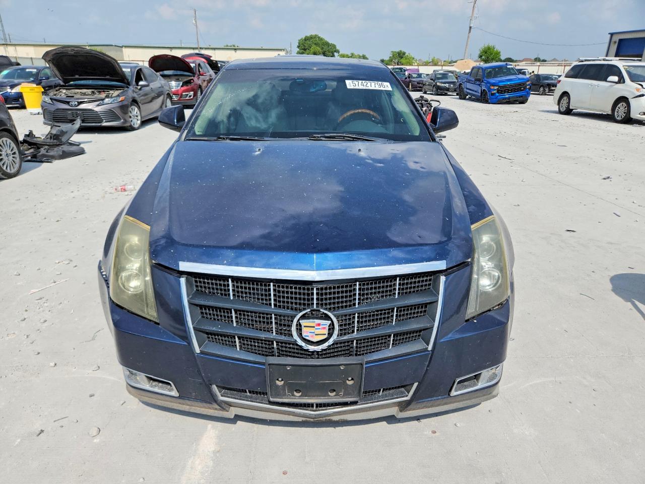 2008 Cadillac Cts Hi Feature V6 Синий vin: 1G6DR57V180138425