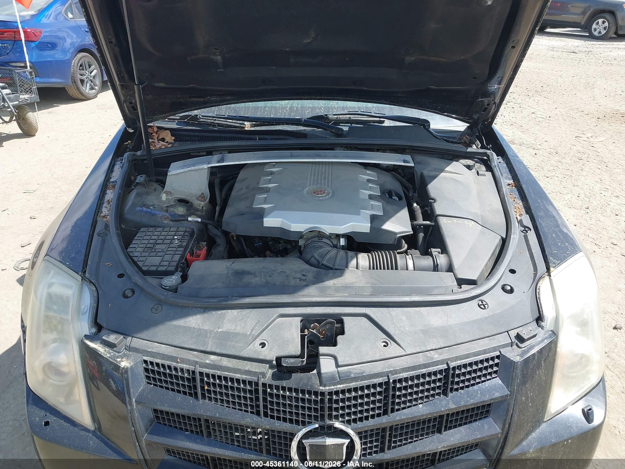 2008 Cadillac Cts Standard Black vin: 1G6DR57V280212919
