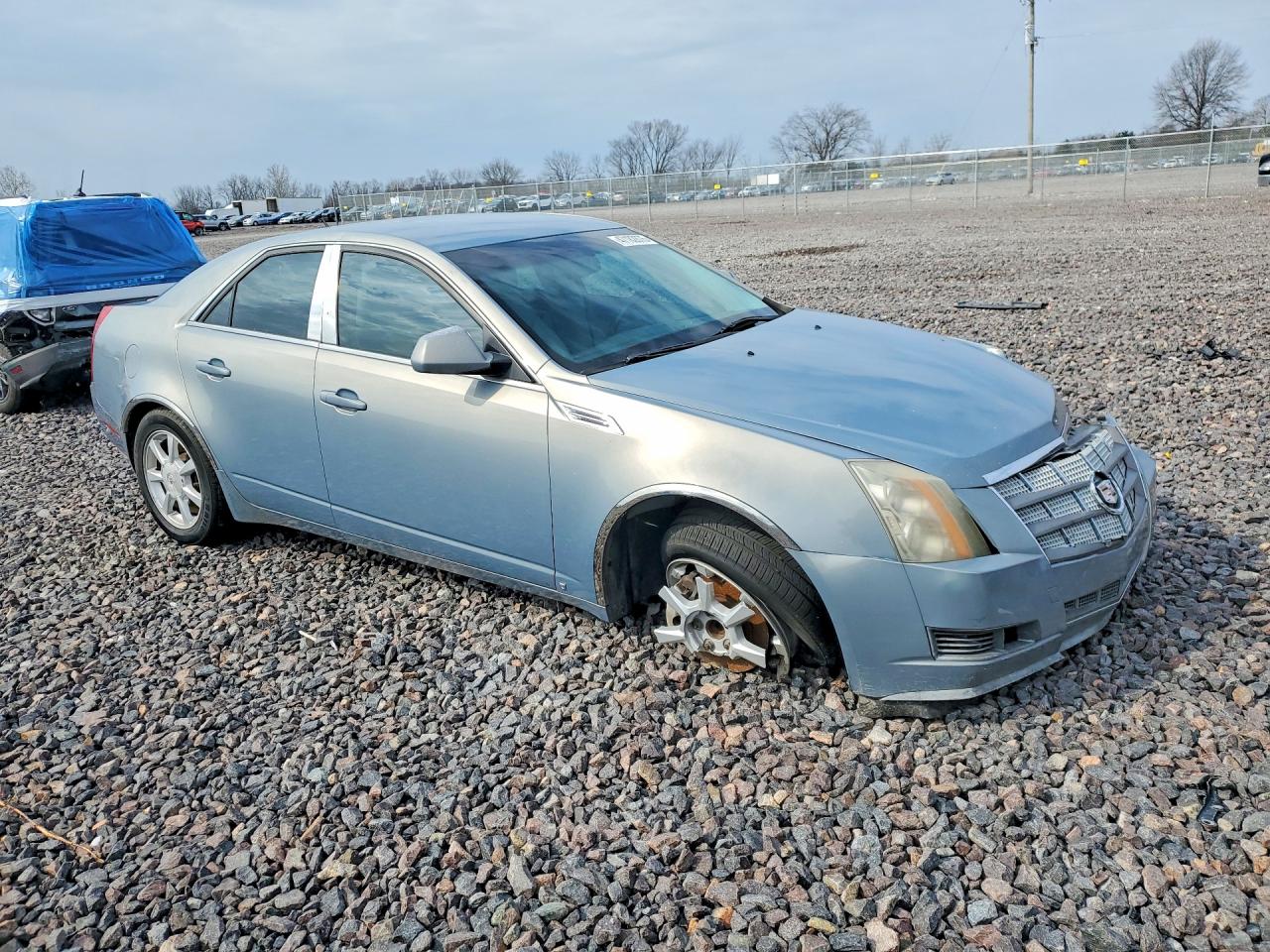 2008 Cadillac Cts Hi Feature V6 Blue vin: 1G6DR57V580142994