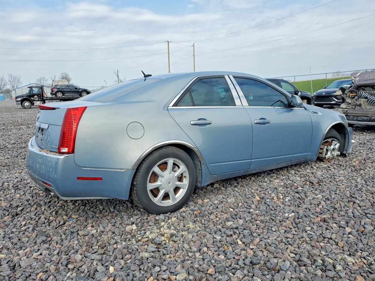 2008 Cadillac Cts Hi Feature V6 Blue vin: 1G6DR57V580142994