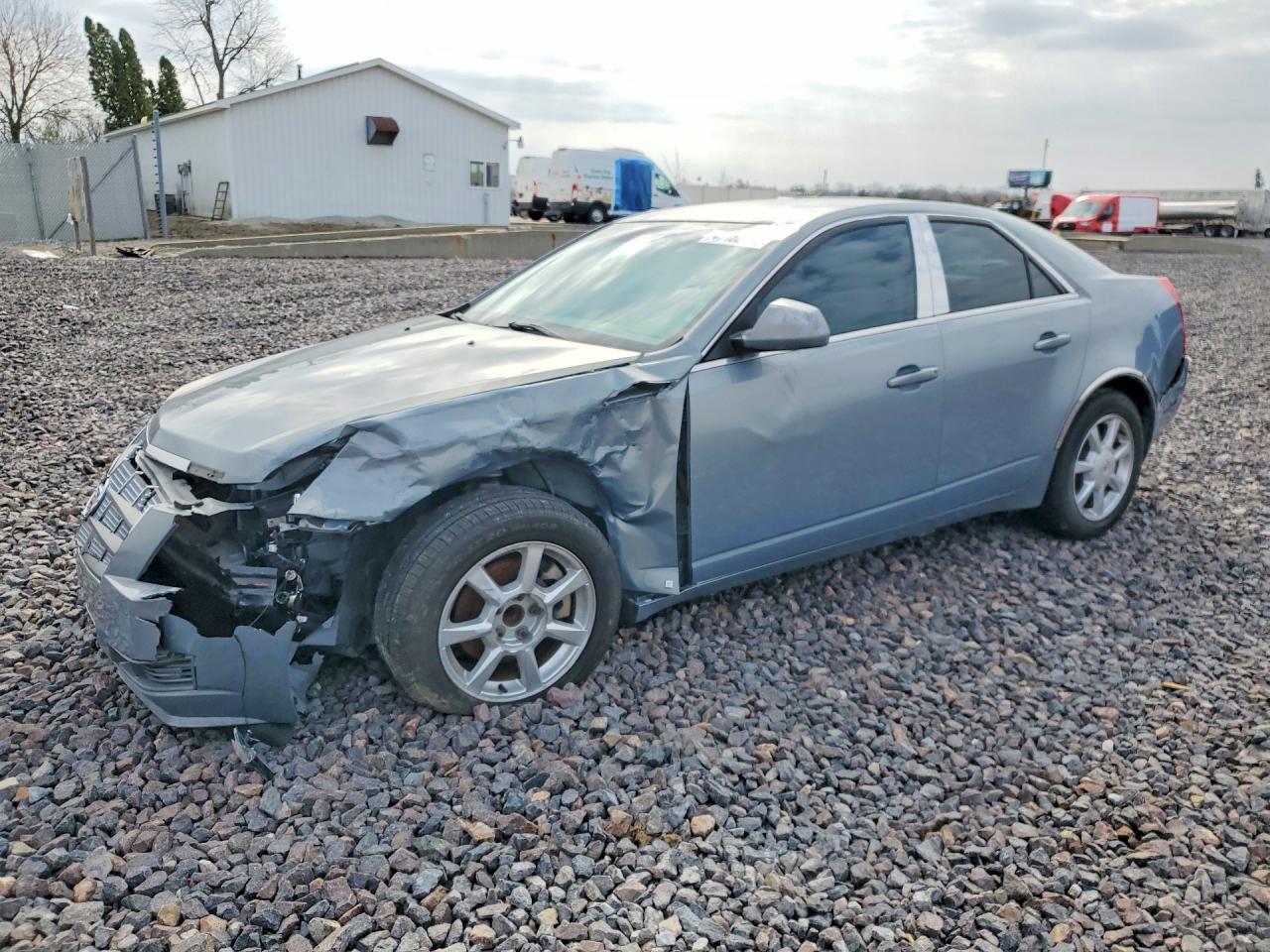 2008 Cadillac Cts Hi Feature V6 Blue vin: 1G6DR57V580142994